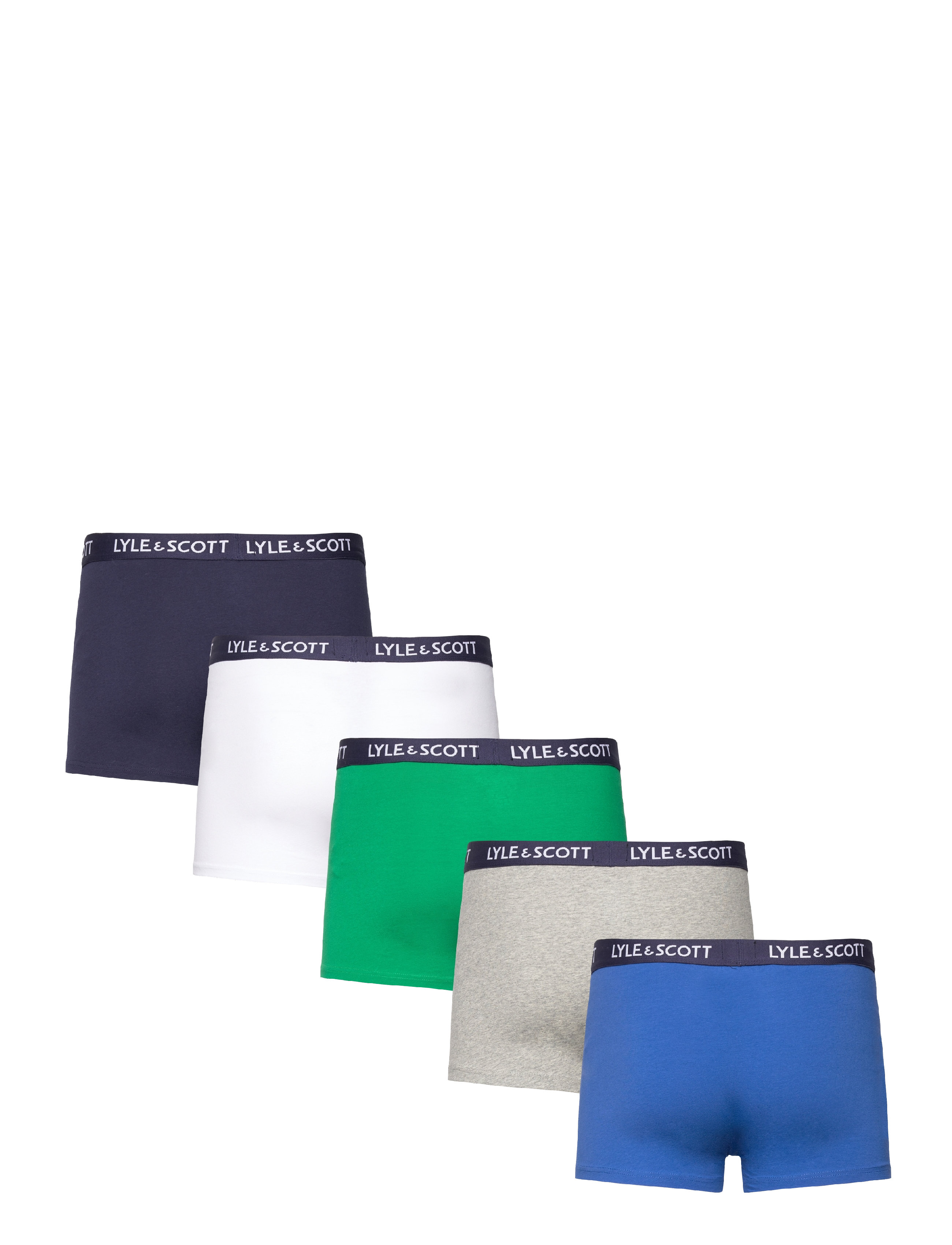 Lyle & Scott - MILLER - kelnaitės - peacoat/bright white/jelly bean/grey marl/nautical blue - 1