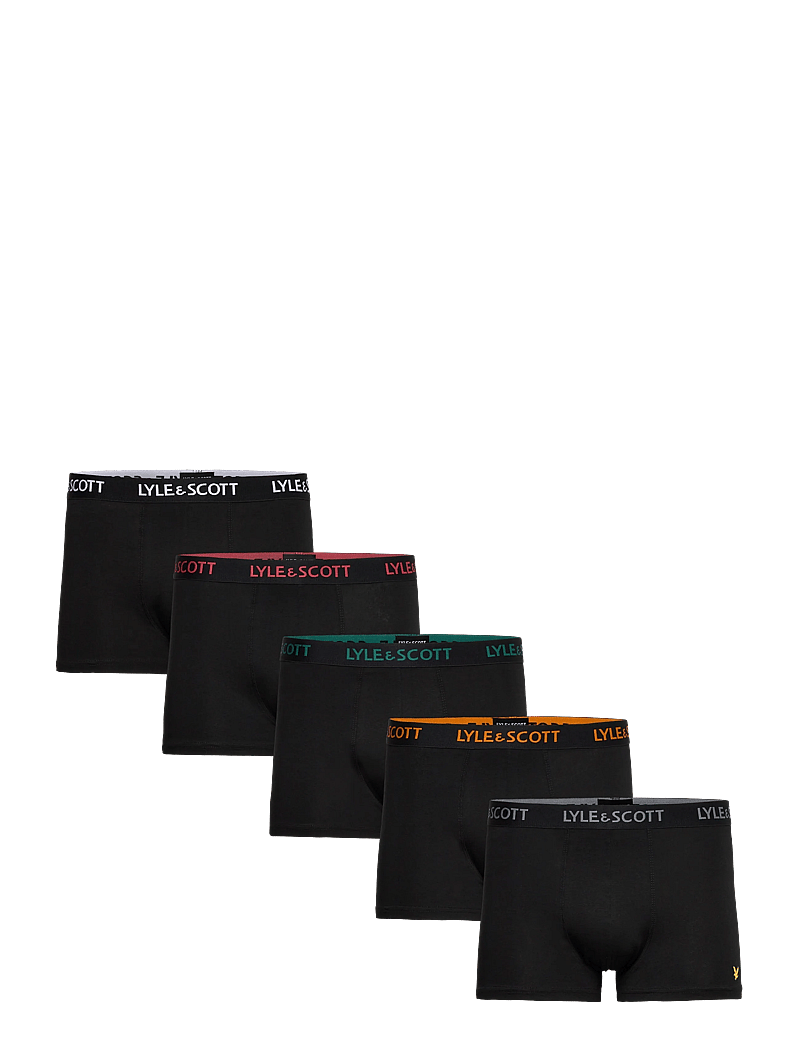 Lyle & Scott - MILLER - aluspükste mitmikpakk - black multi text waistbands - 0