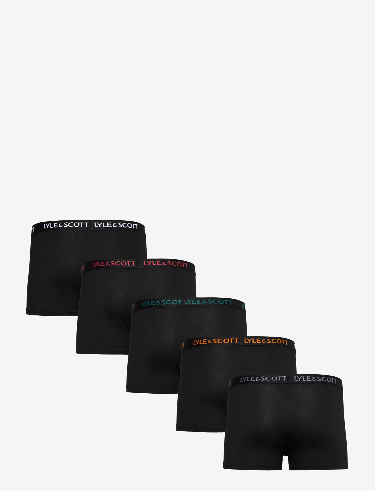 Lyle & Scott - MILLER - aluspükste mitmikpakk - black multi text waistbands - 1