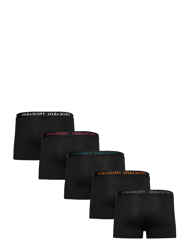 Lyle & Scott - MILLER - aluspükste mitmikpakk - black multi text waistbands - 1