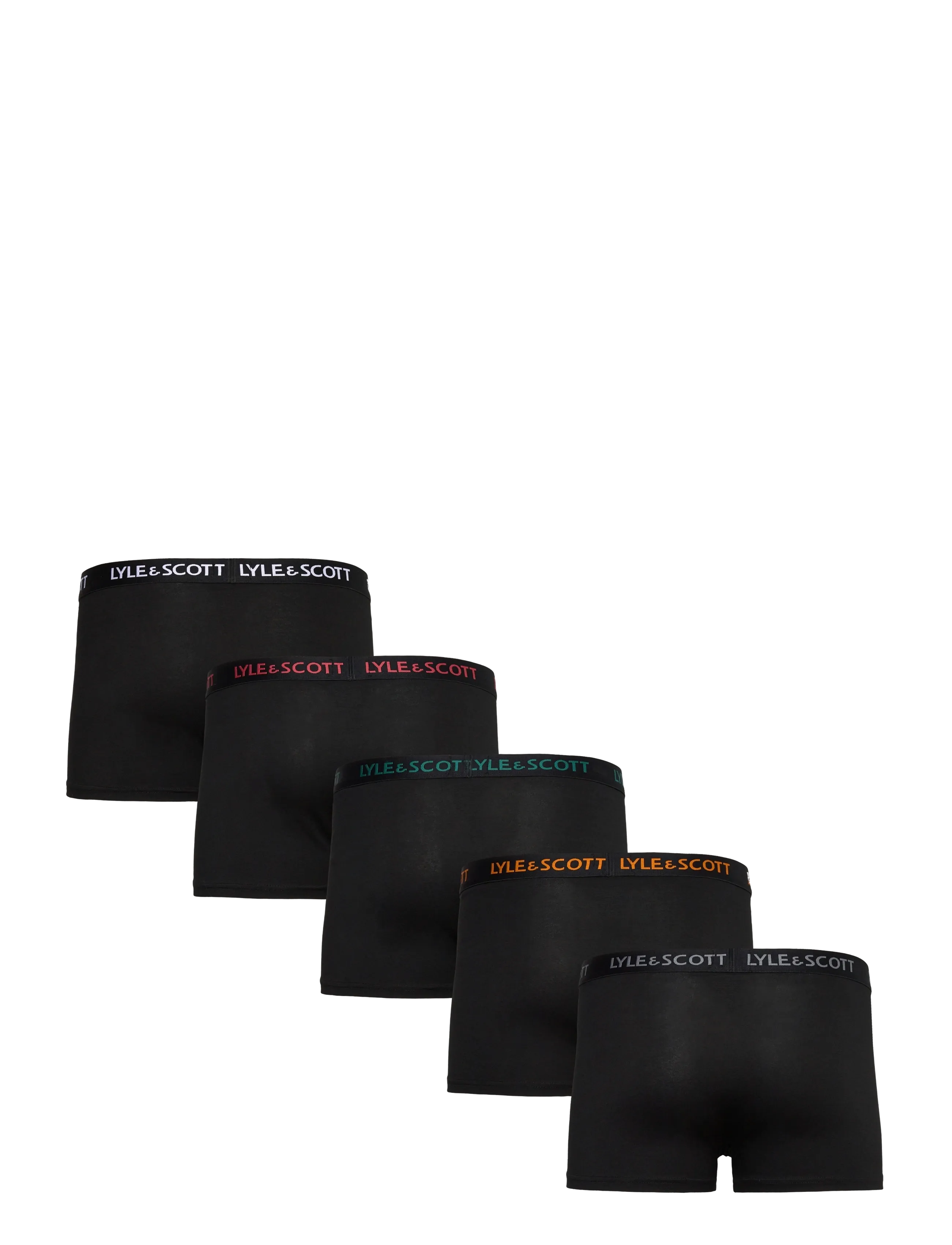 Lyle & Scott - MILLER - bokserid - black multi text waistbands - 1