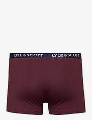 Lyle & Scott - MILLER - trunks - peacoat/ pale olive green/ light grey marl/ wine tasting/ bright white - 7