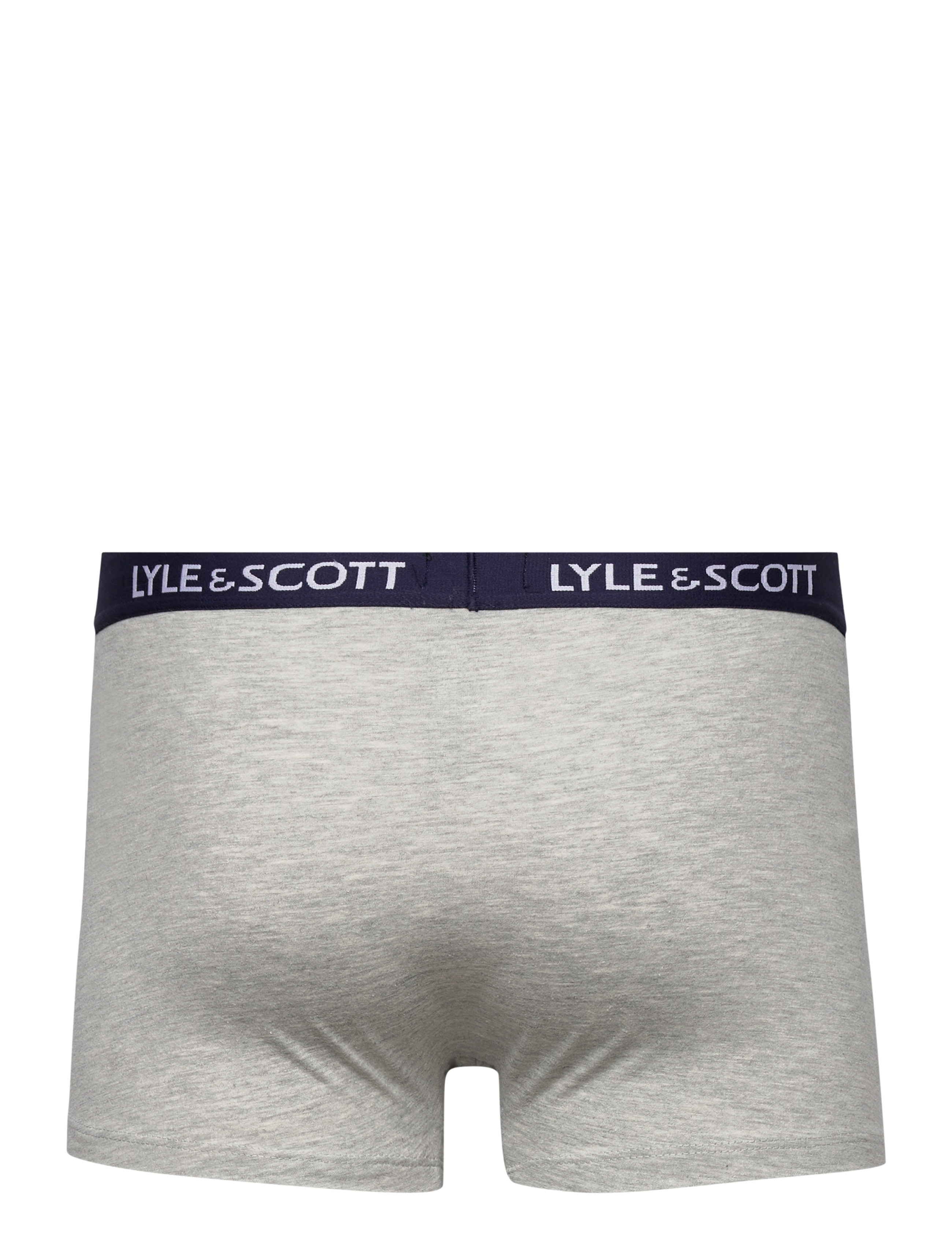 Lyle & Scott - MILLER - trunks - peacoat/ pale olive green/ light grey marl/ wine tasting/ bright white - 3