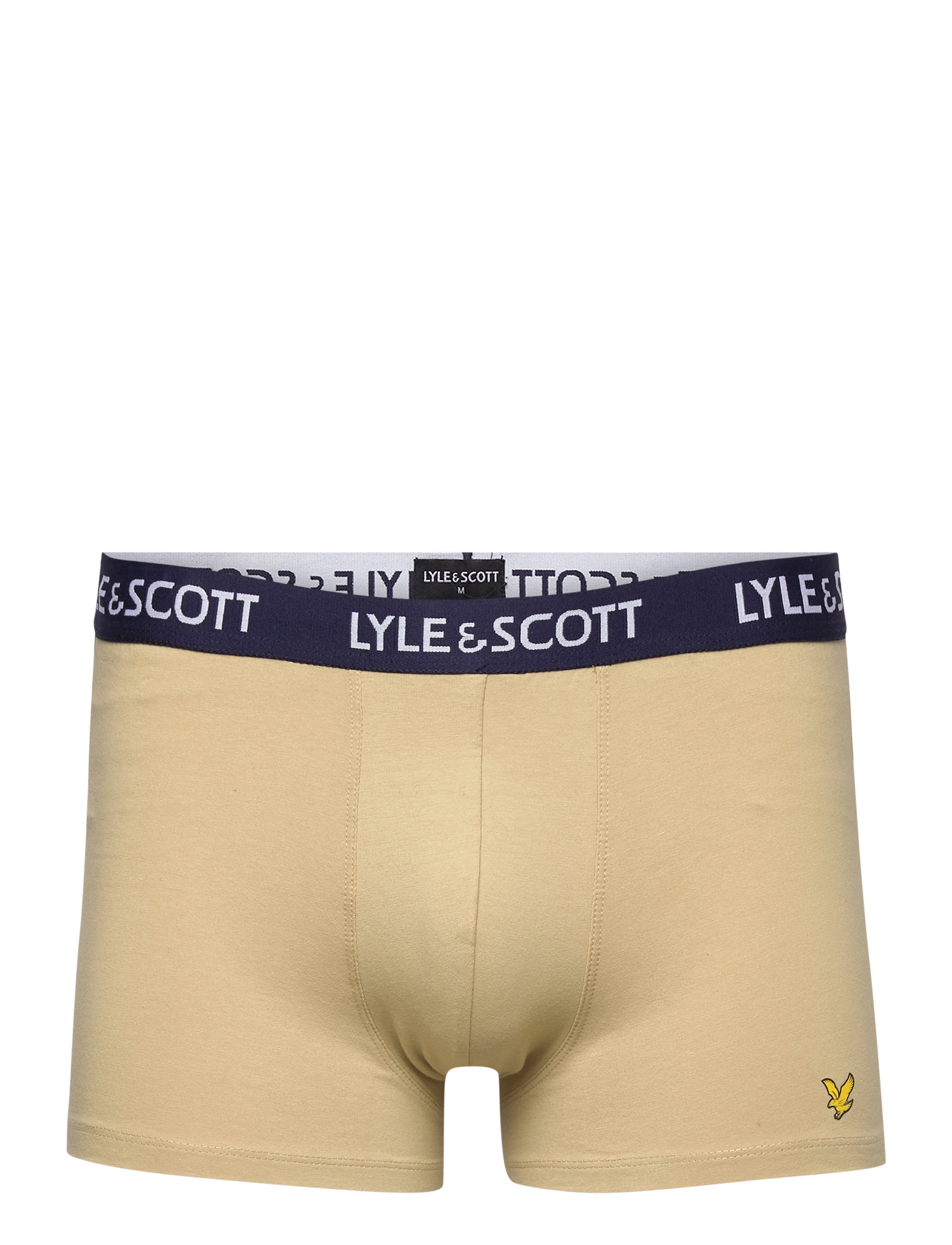 Lyle & Scott - MILLER - trunks - peacoat/ pale olive green/ light grey marl/ wine tasting/ bright white - 4