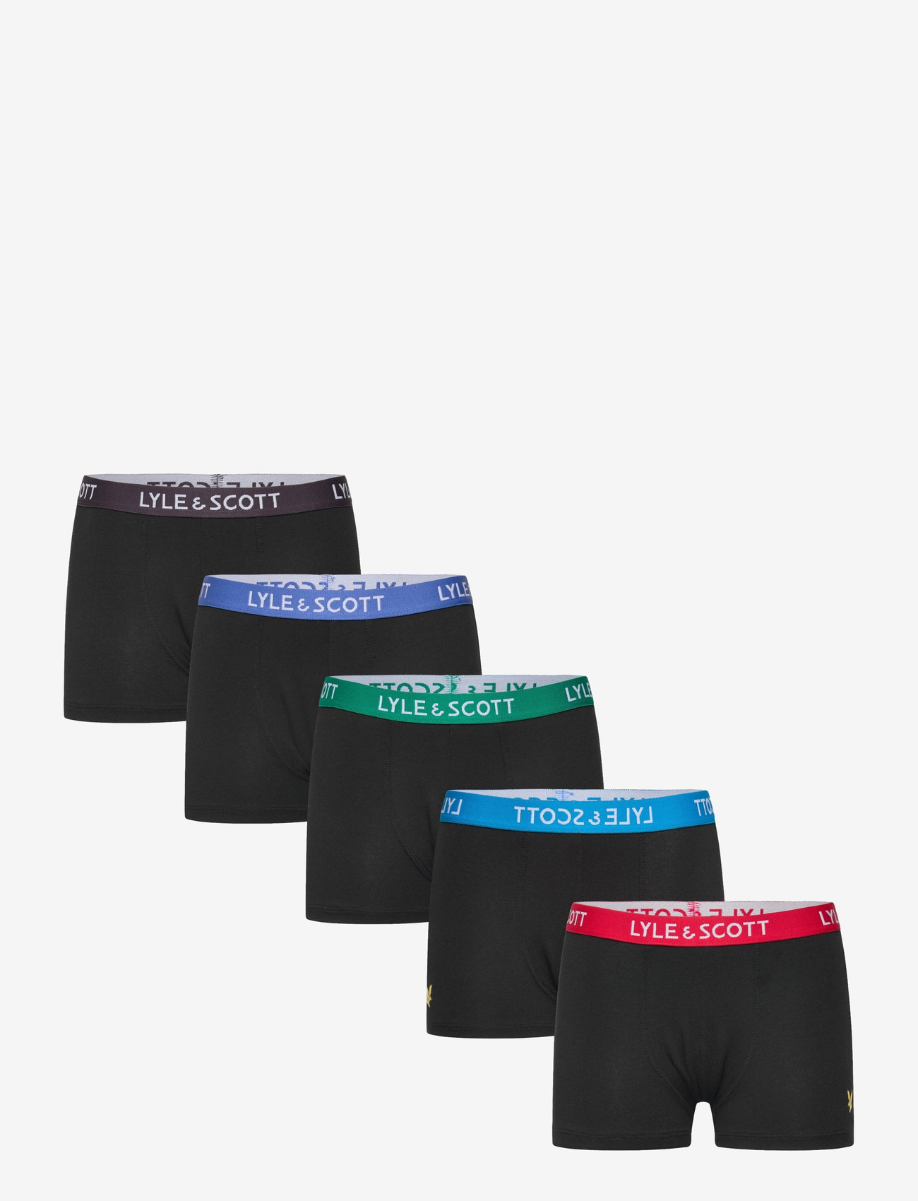 Lyle & Scott - NED - unterhosen - black multi waistbands - 0