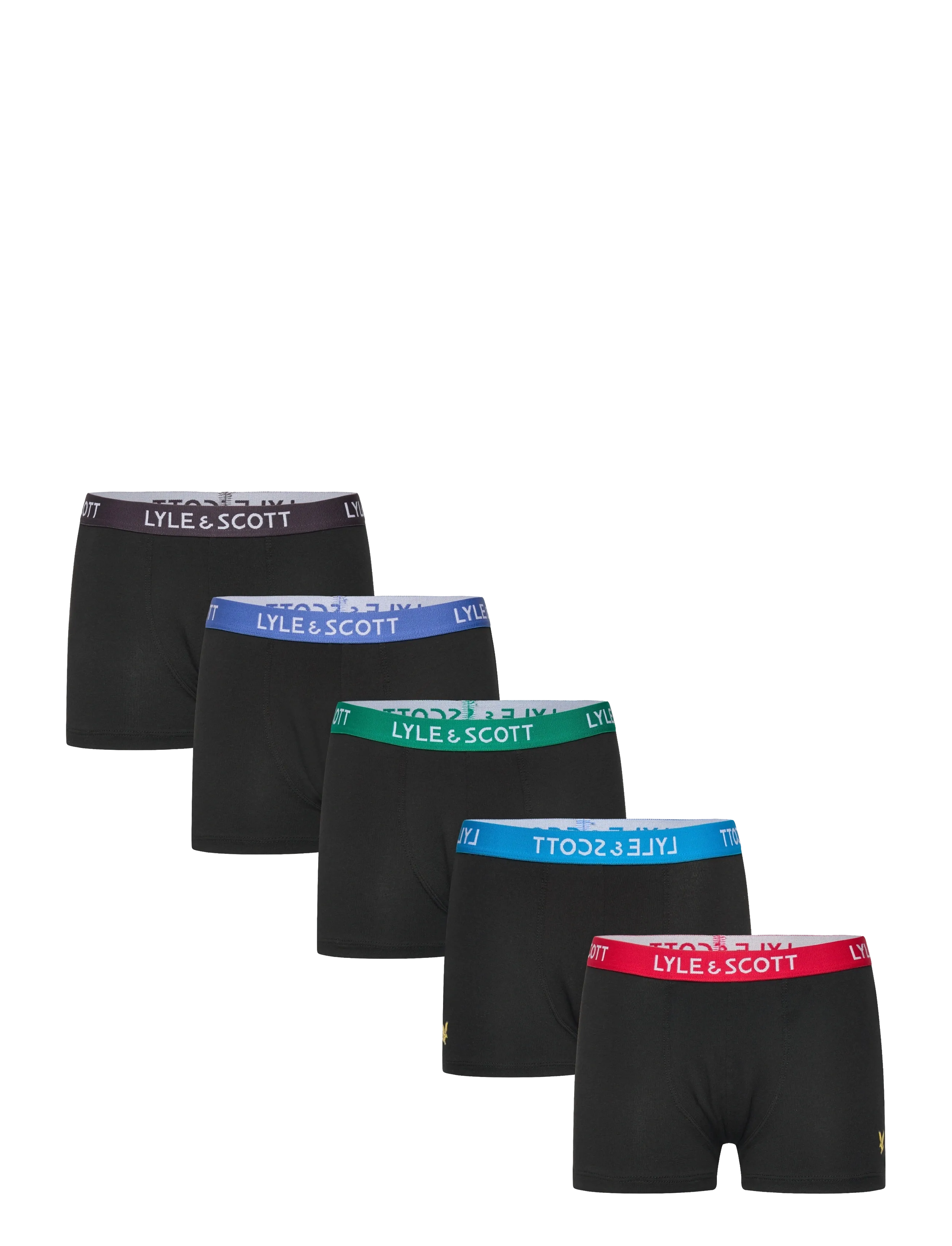 Lyle & Scott NED - Bielizna - BLACK MULTI WAISTBANDS / black