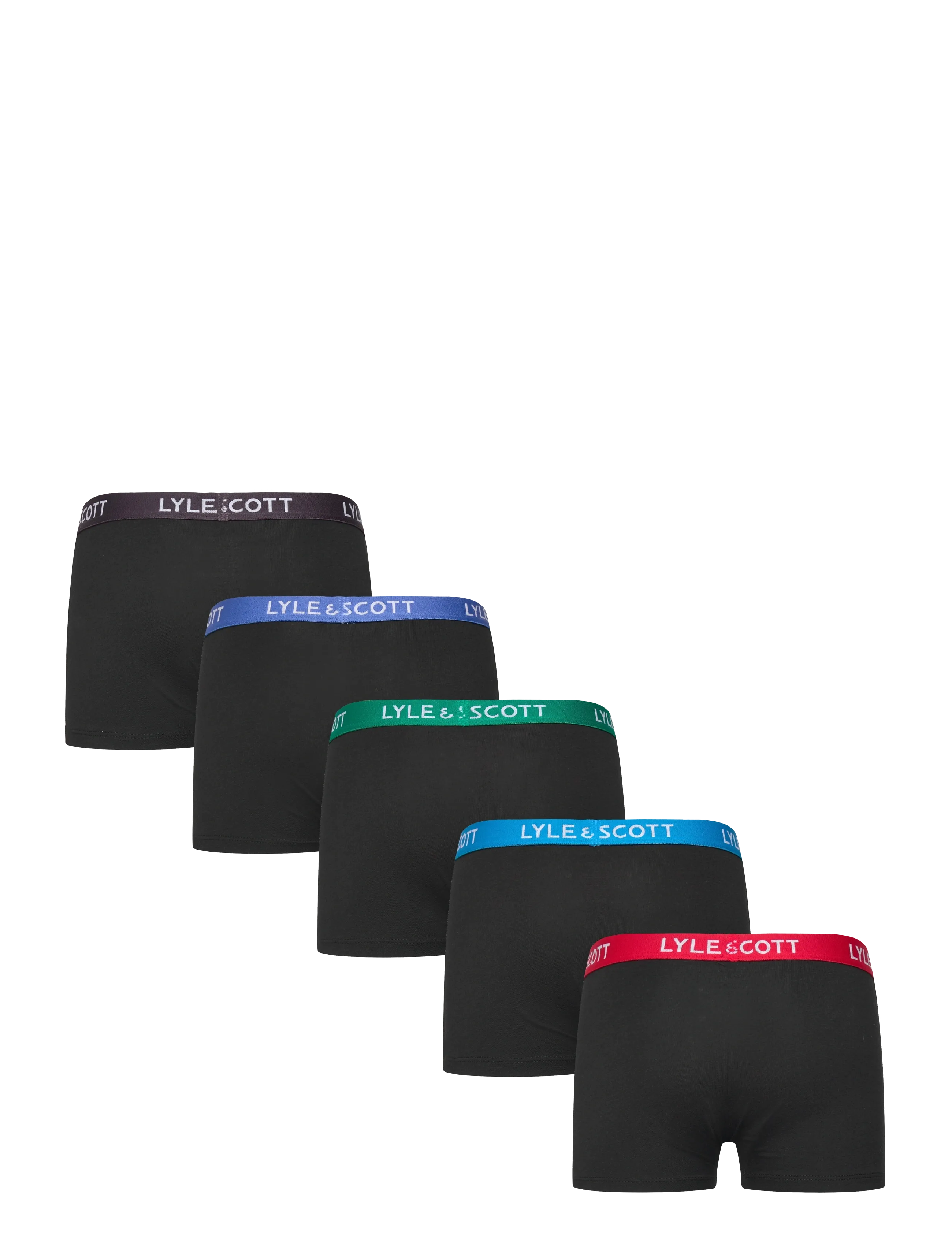 Lyle & Scott - NED - unterhosen - black multi waistbands - 1