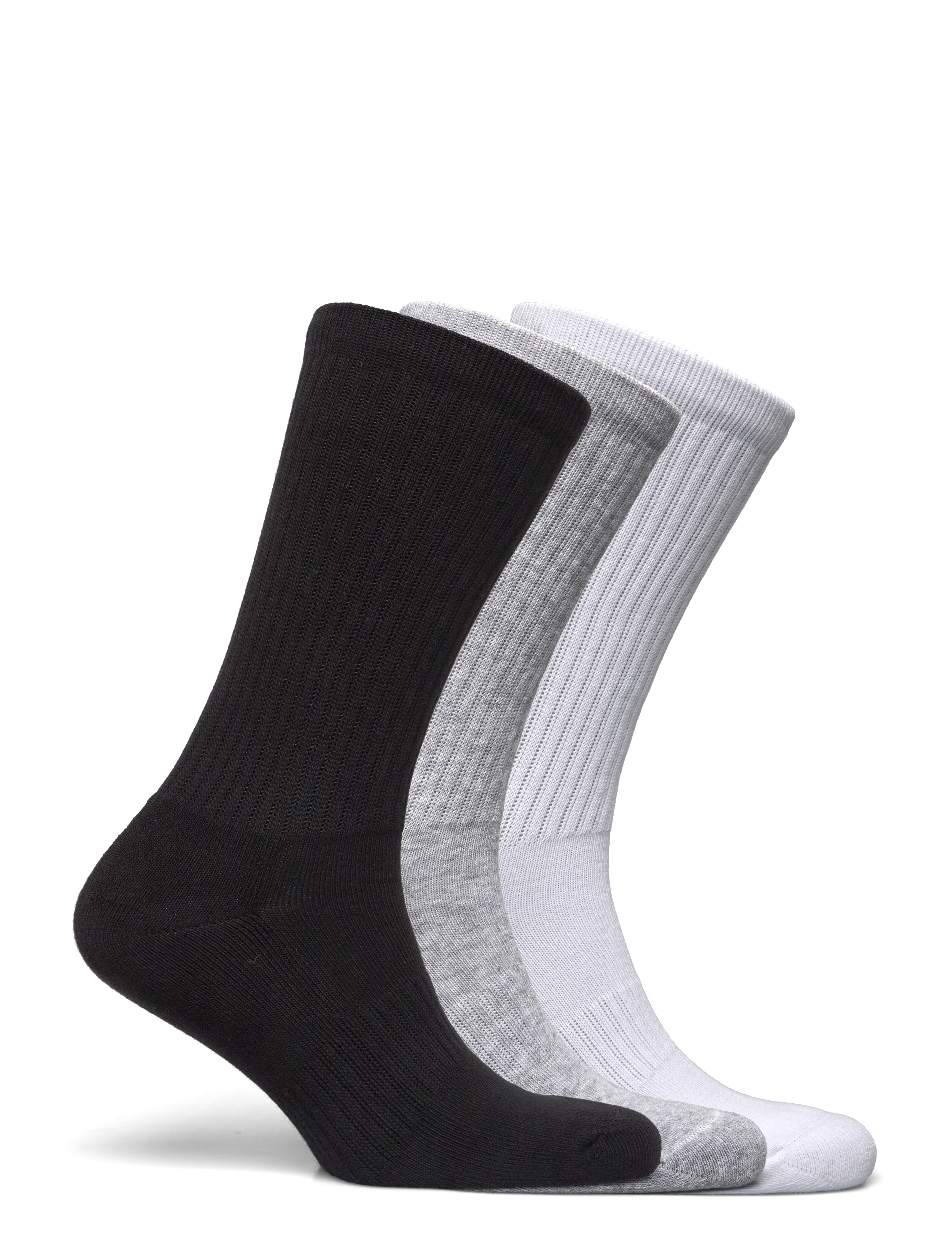 Lyle & Scott - SCOUT - sokid - light grey marl/bright white/black - 1