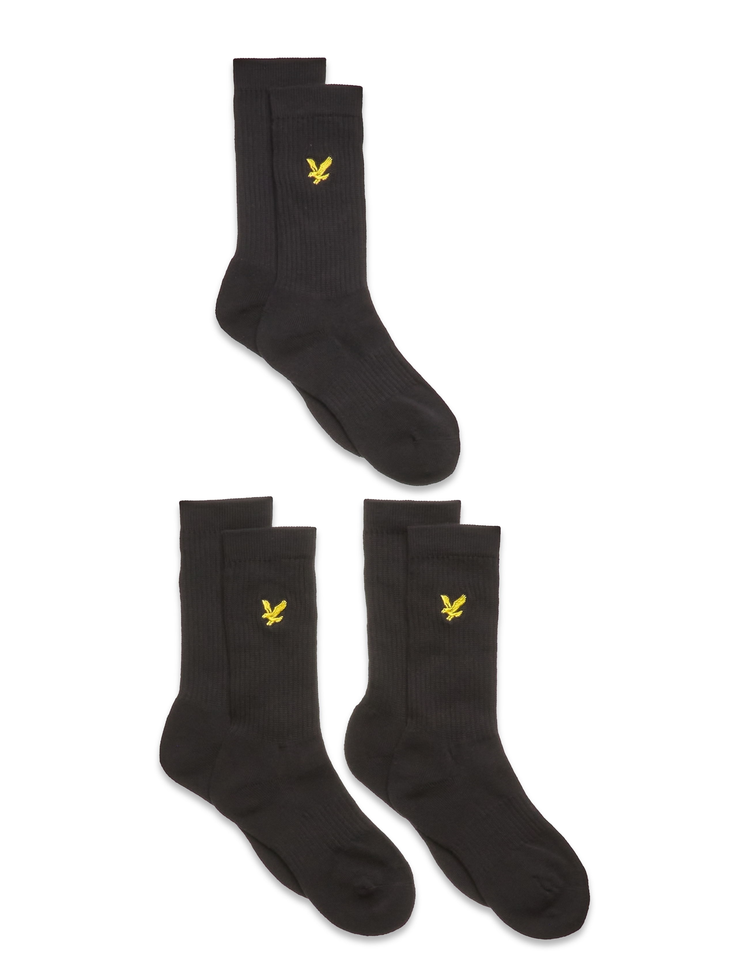 Lyle & Scott SCOUT - Strumpor - BLACK / black