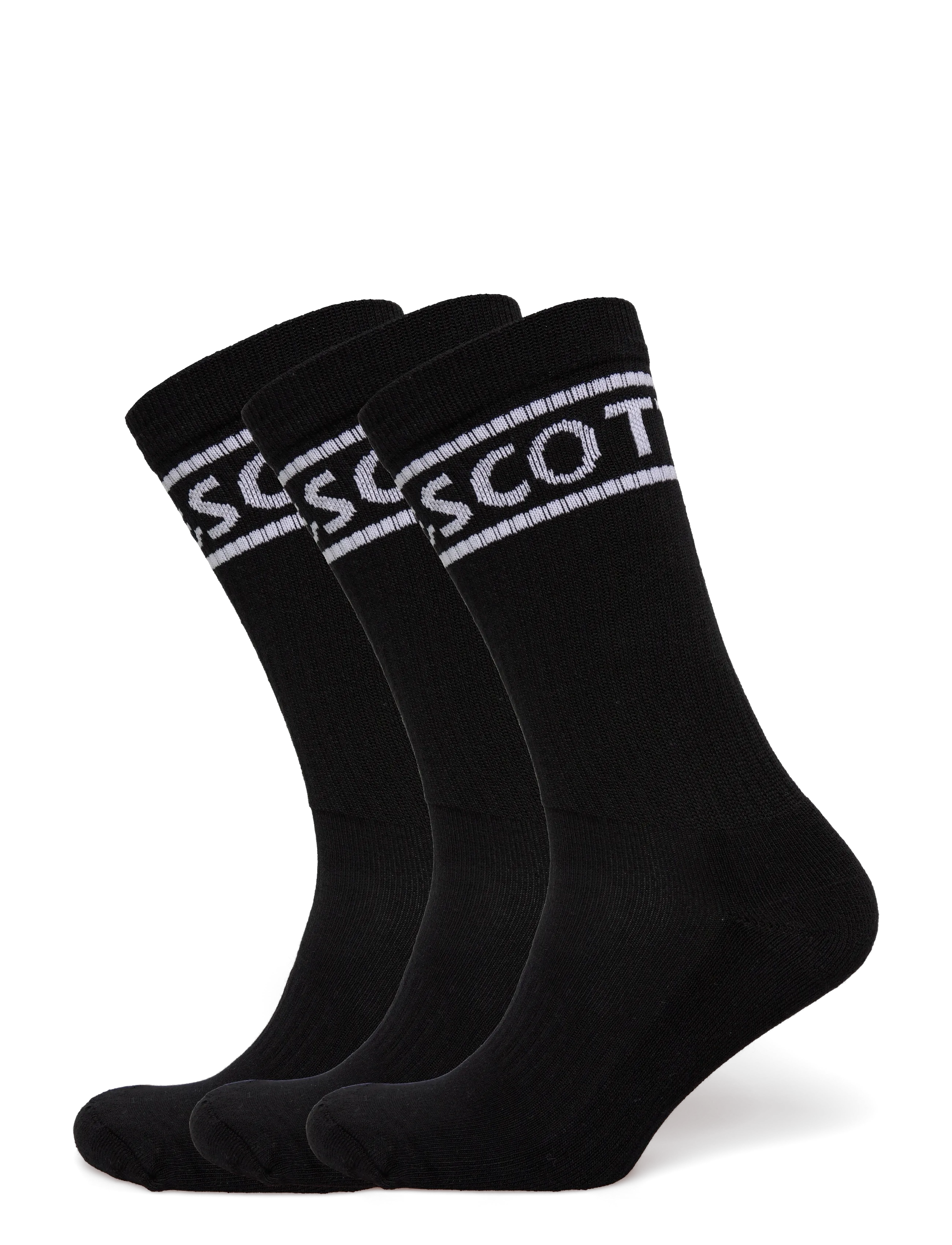 Lyle & Scott BLAZE - Strumpor - BLACK / black