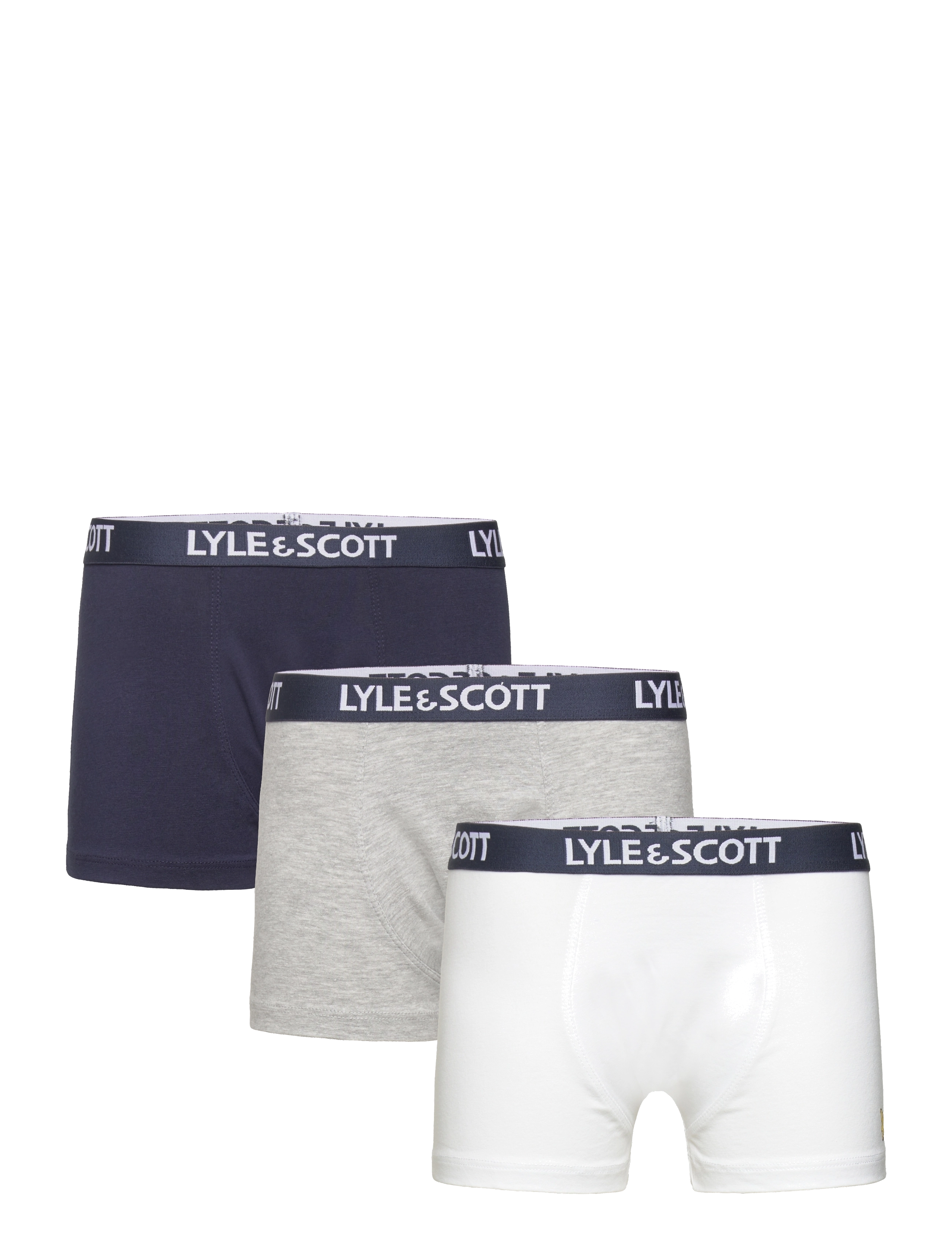Lyle & Scott MARKUS - 4 for 3 - PEACOAT/LIGHT GREY MARL/BRIGHT WHITE / multi