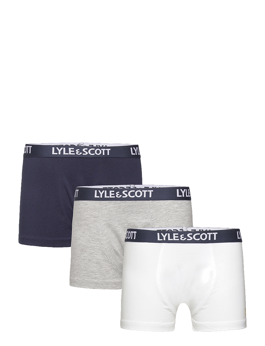 Lyle & Scott - MARKUS - aluspüksid - peacoat/light grey marl/bright white - 0