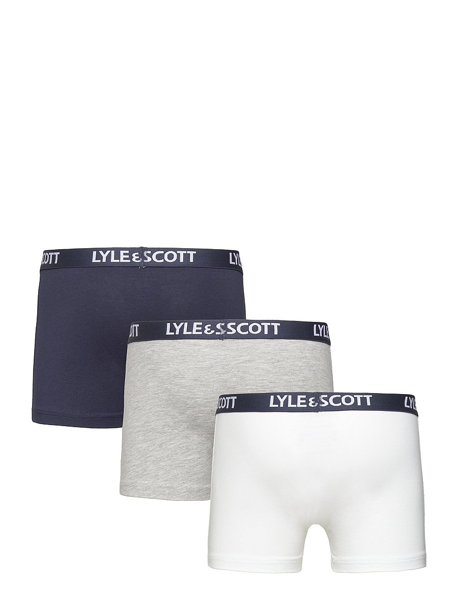 Lyle & Scott - MARKUS - aluspüksid - peacoat/light grey marl/bright white - 1