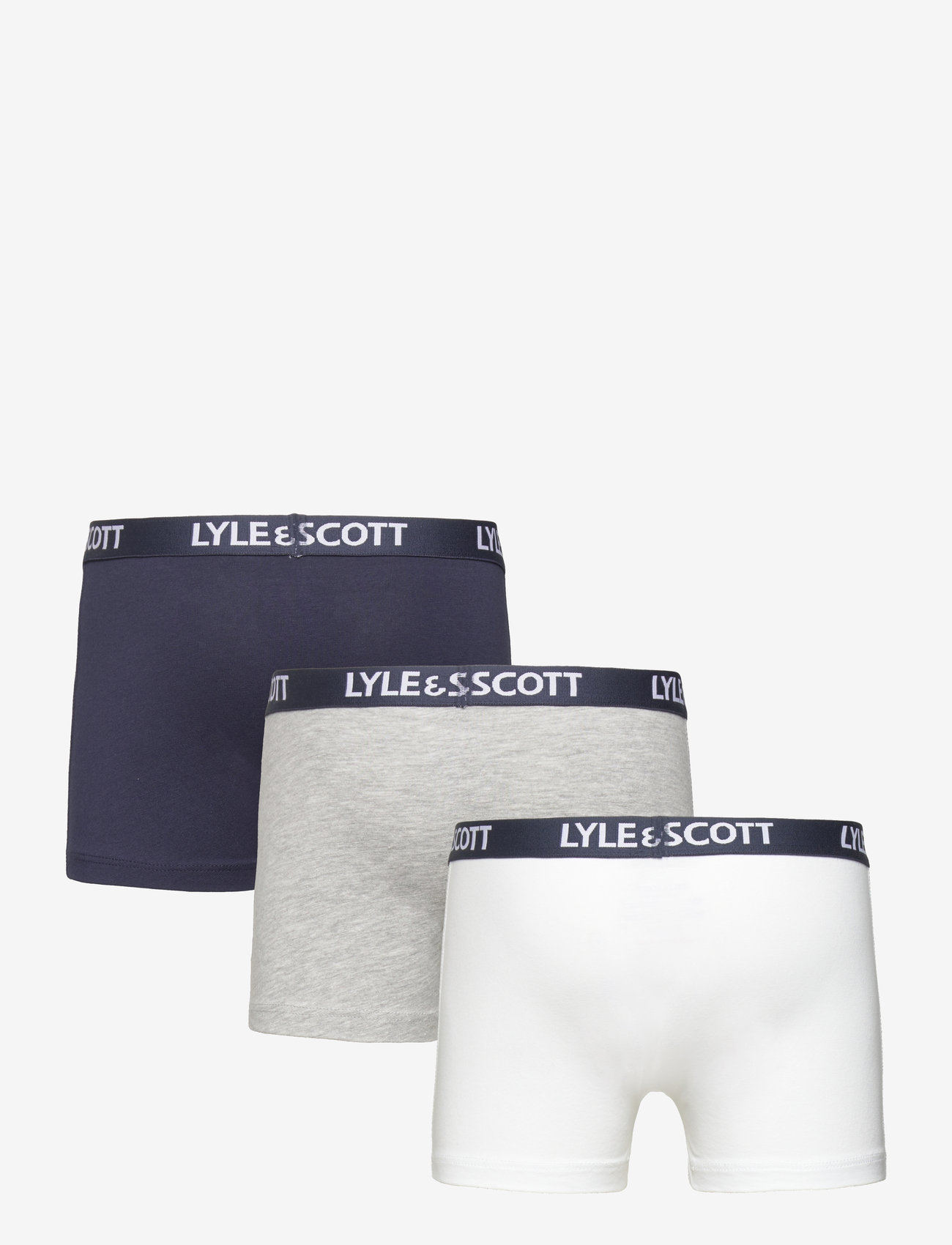 Lyle & Scott - MARKUS - nederdelar - peacoat/light grey marl/bright white - 1