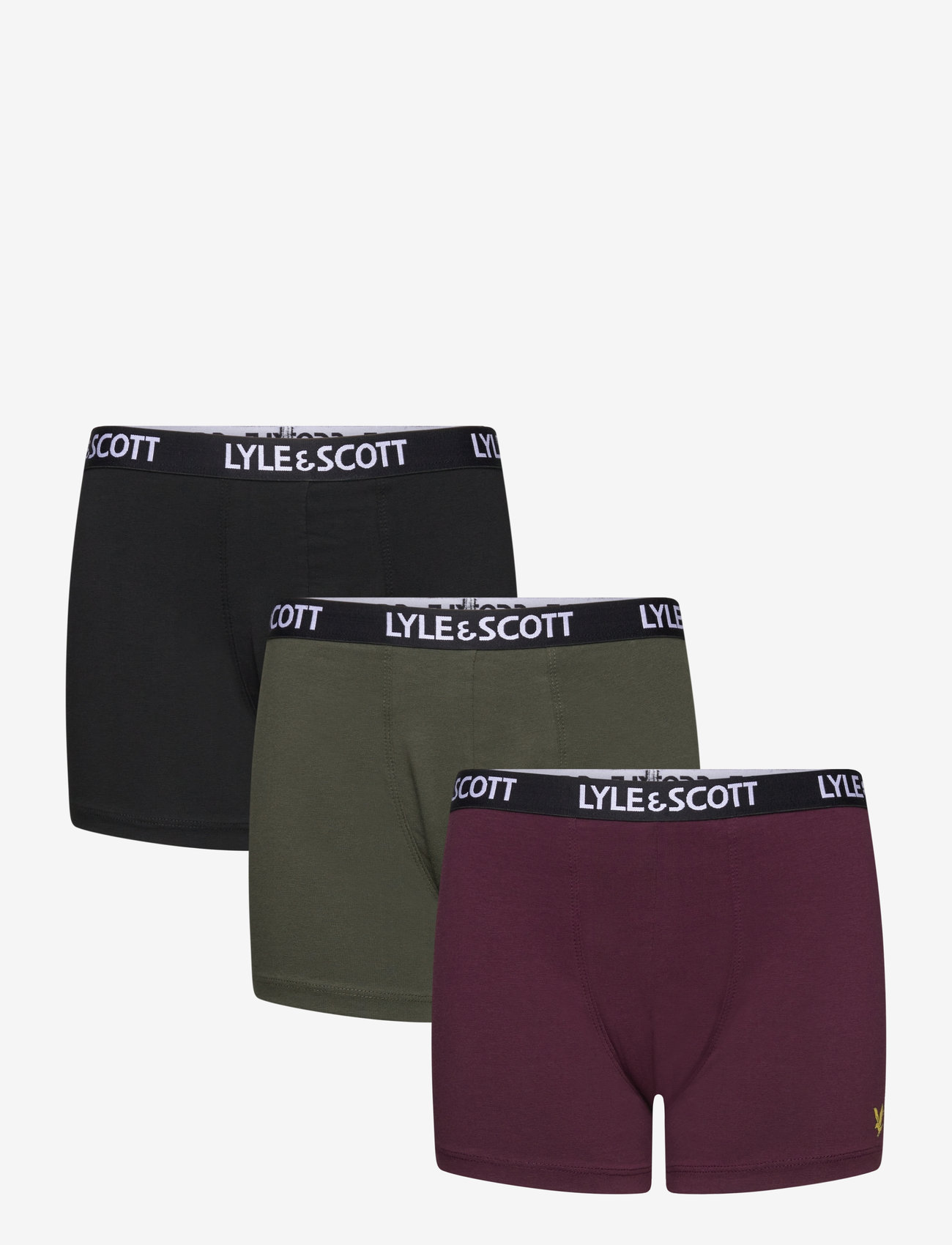 Lyle & Scott - MARKUS - kalsonger - winetasting/climbing ivy/black - 0