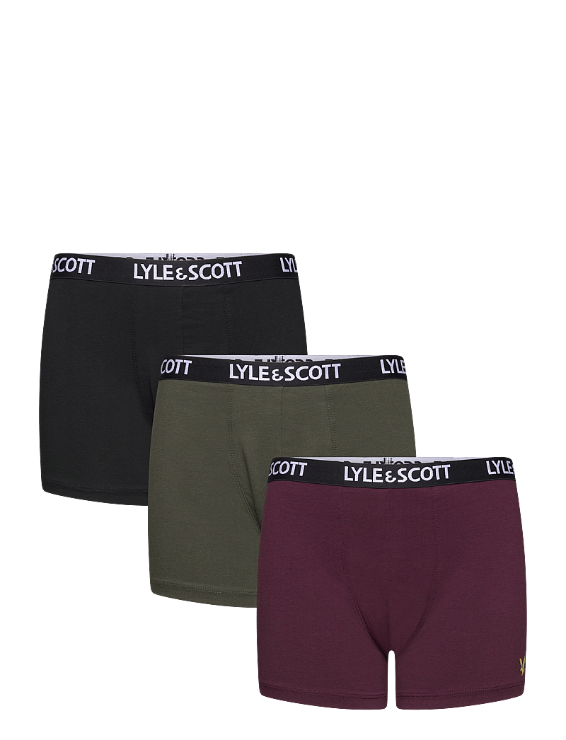 Lyle & Scott - MARKUS - kalsonger - winetasting/climbing ivy/black - 0