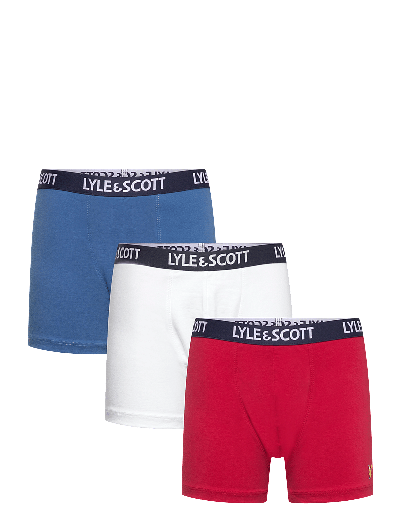 Lyle & Scott - MARKUS - underbukser - star sapphire/cayenne/bright white - 0