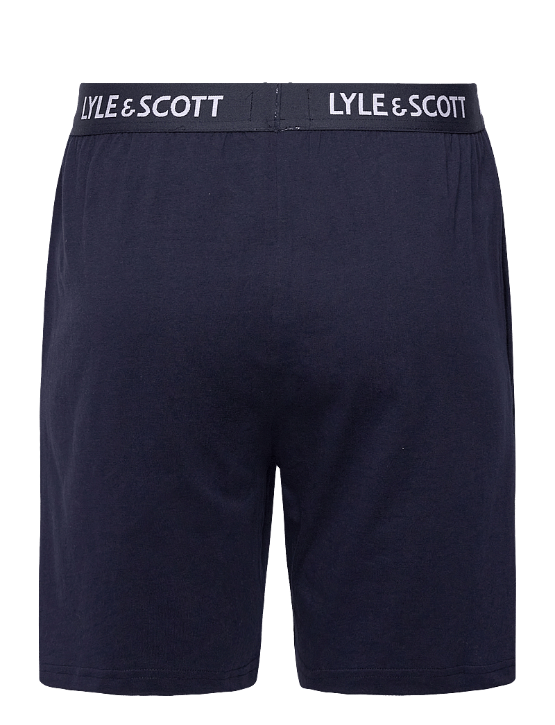 Lyle & Scott - CHARLIE - nattøj sæt - grey marl/peacoat - 3