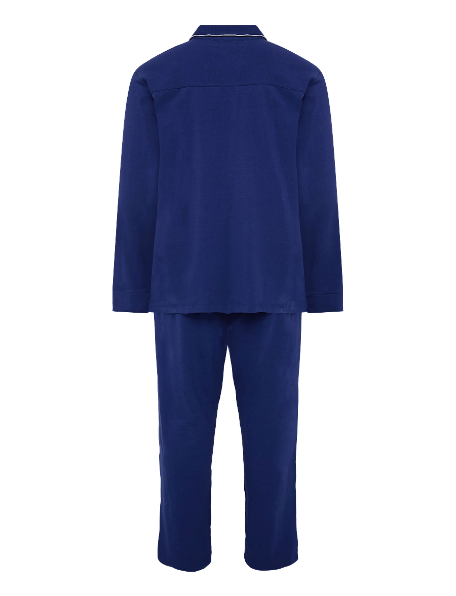 Lyle & Scott - BELLINGHAM - pyjamasöverdelar - bright white/deacon blue - 1