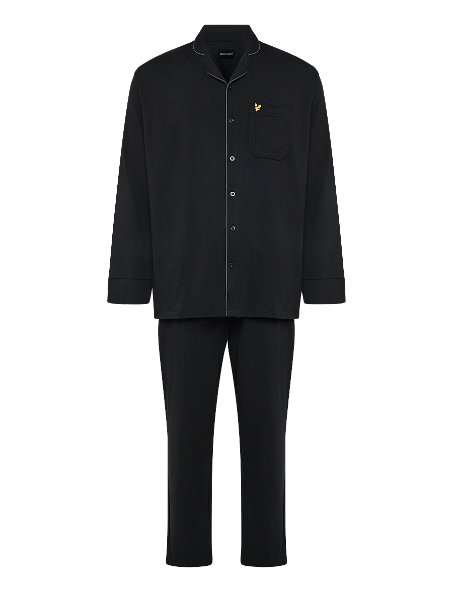 Lyle & Scott - BELLINGHAM - pyjamaoberteile - granite gray/black - 0