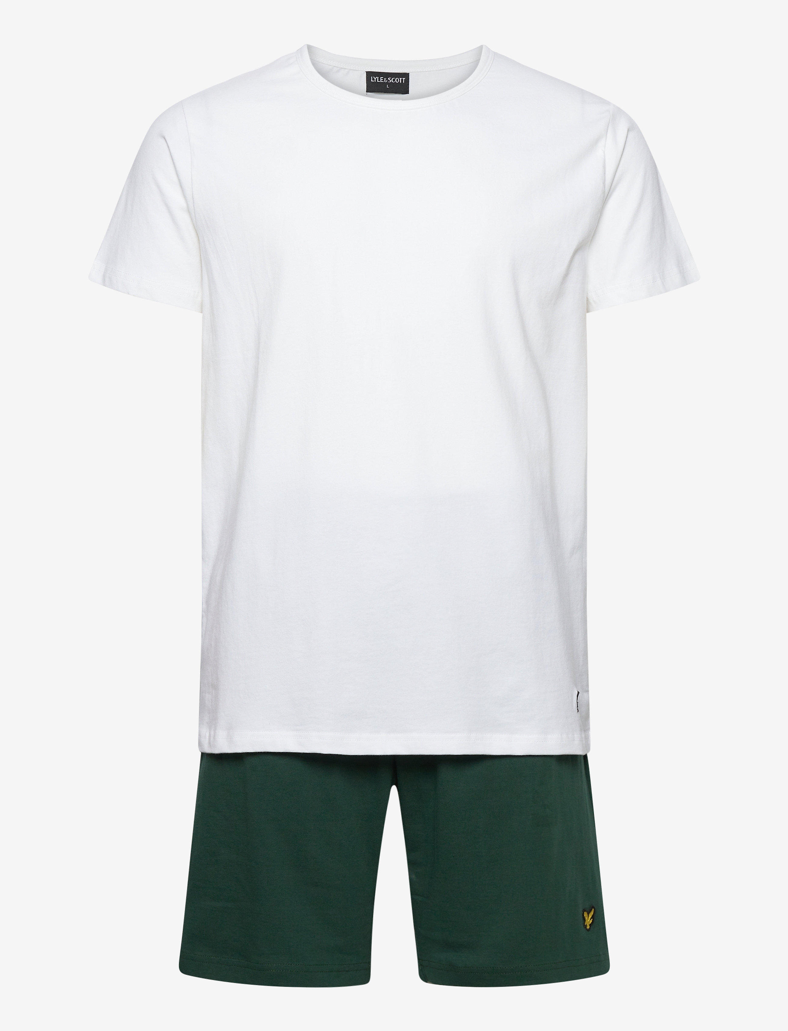 Lyle & Scott - CHARLIE - lowest prices - b.white/pine grove - 2