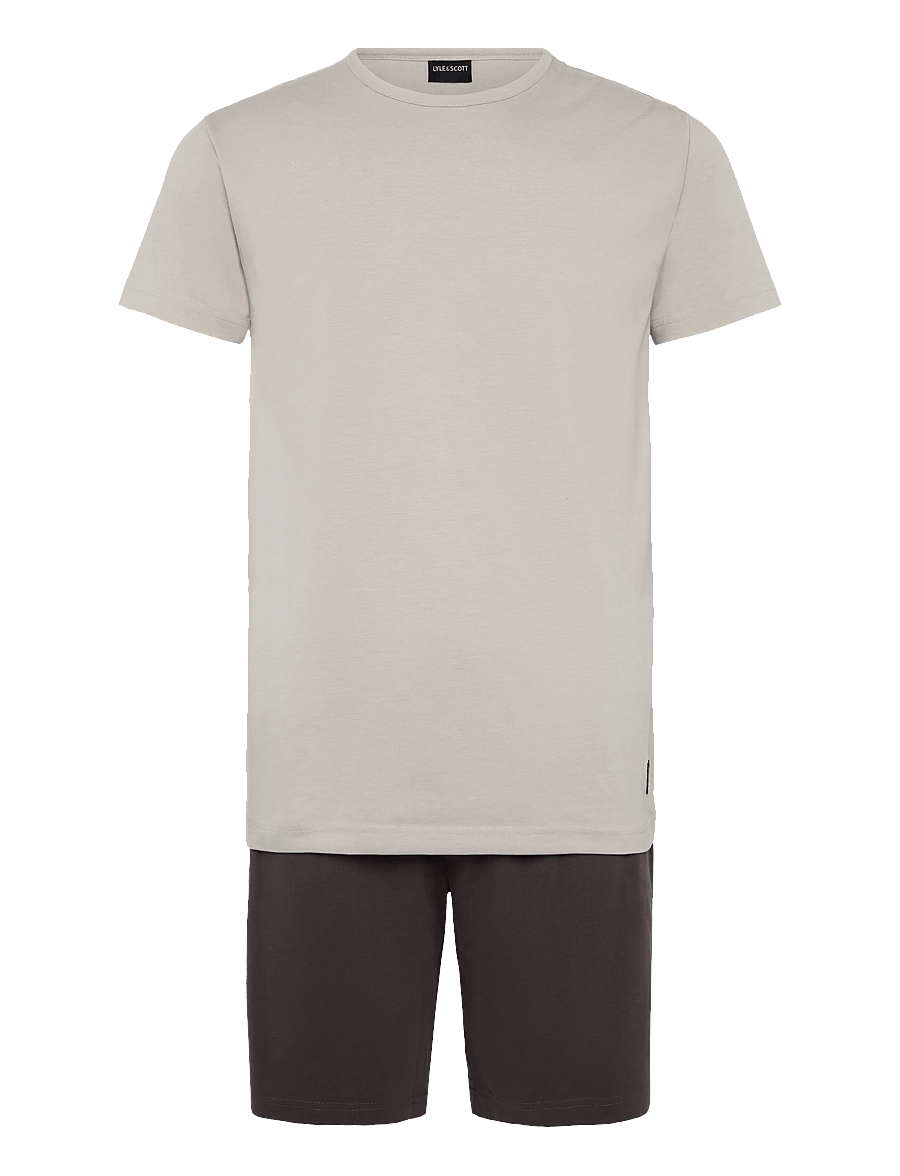 Lyle & Scott - CHARLIE - pyjamasets - heather sand/seal brown - 0