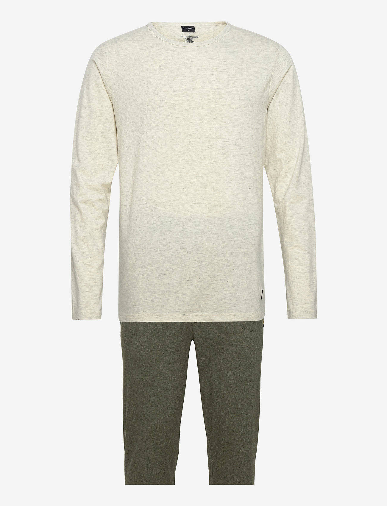 ANTIQUE WHITE MARL/DARK OLIVE MARL
