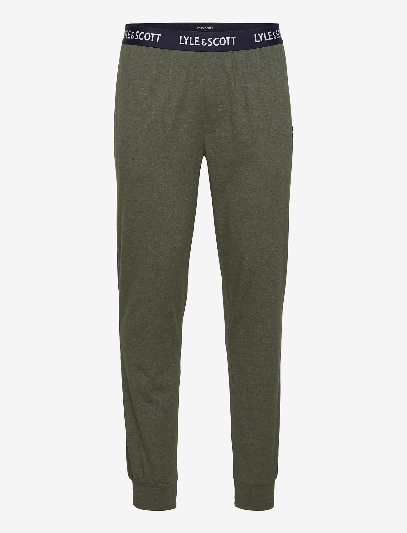Lyle & Scott - STANLEY - antique white marl/dark olive marl - 2