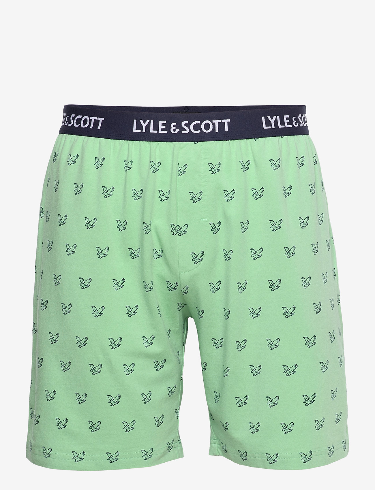 Lyle & Scott - LAWSON - bright white/neptune green - 2