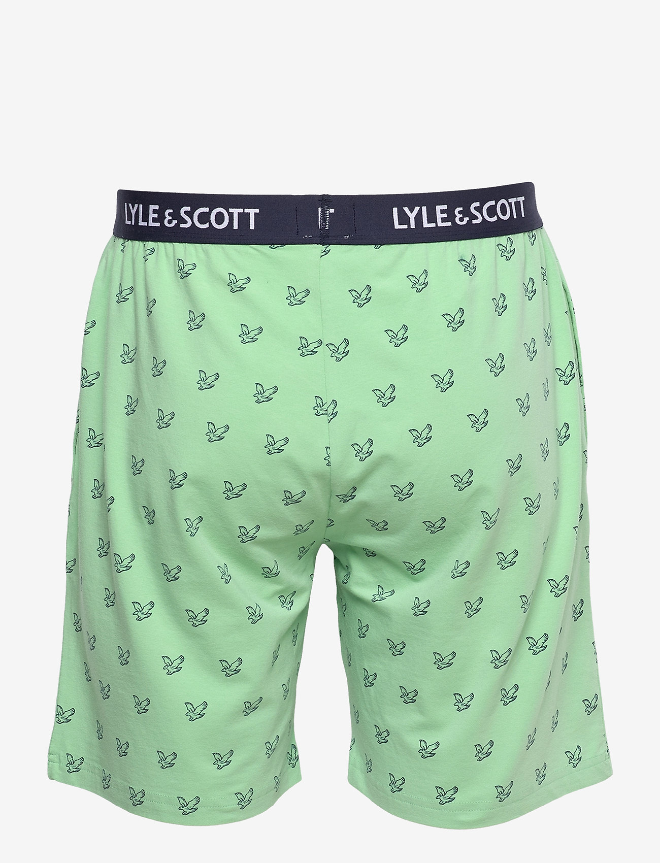 Lyle & Scott - LAWSON - bright white/neptune green - 3