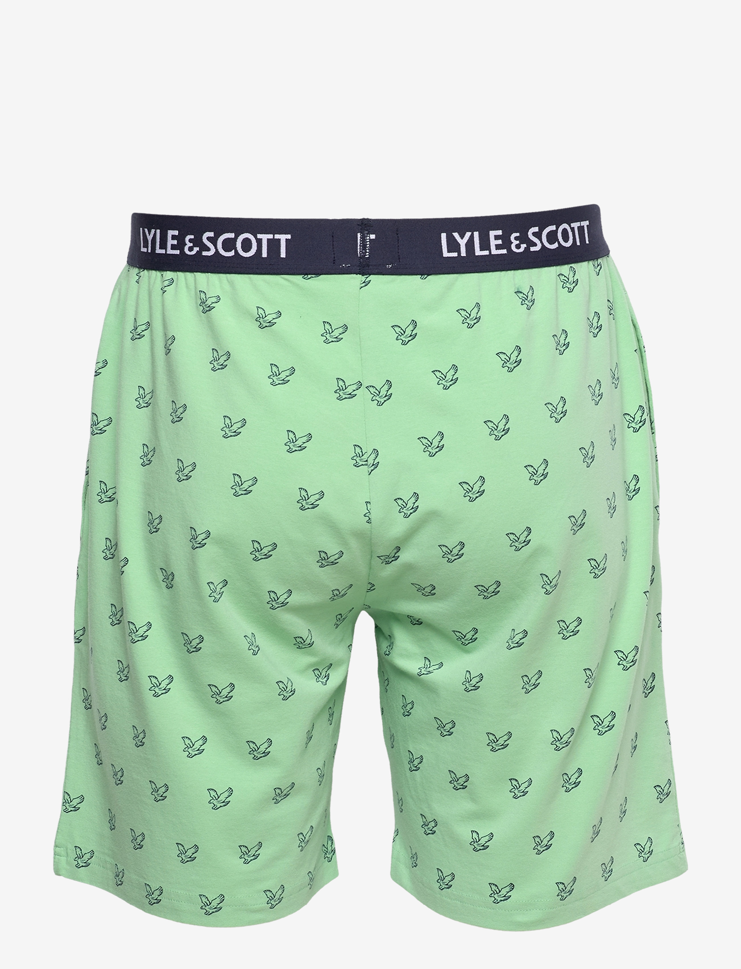 Lyle & Scott - LAWSON - bright white/neptune green - 3