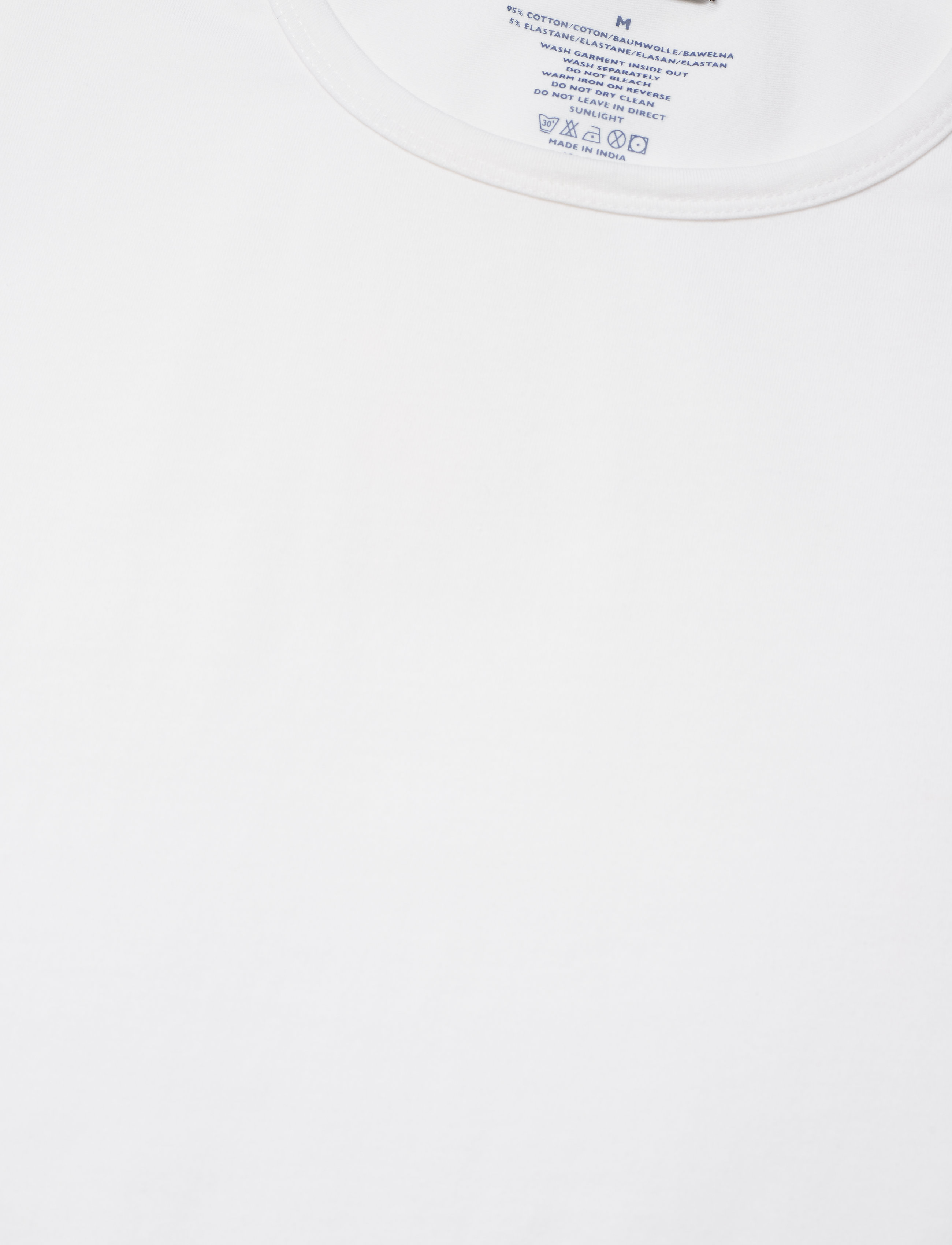 Lyle & Scott - LAWSON - bright white/neptune green - 4