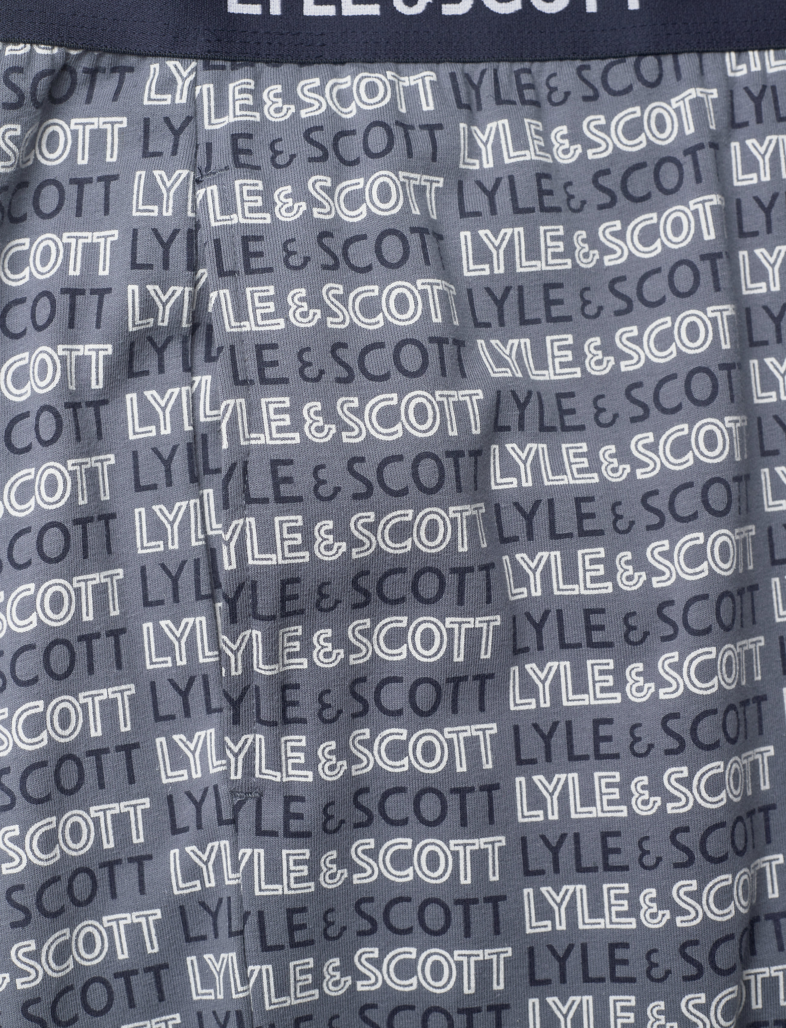 Lyle & Scott - BLAINE - light grey marl/china blue - 5