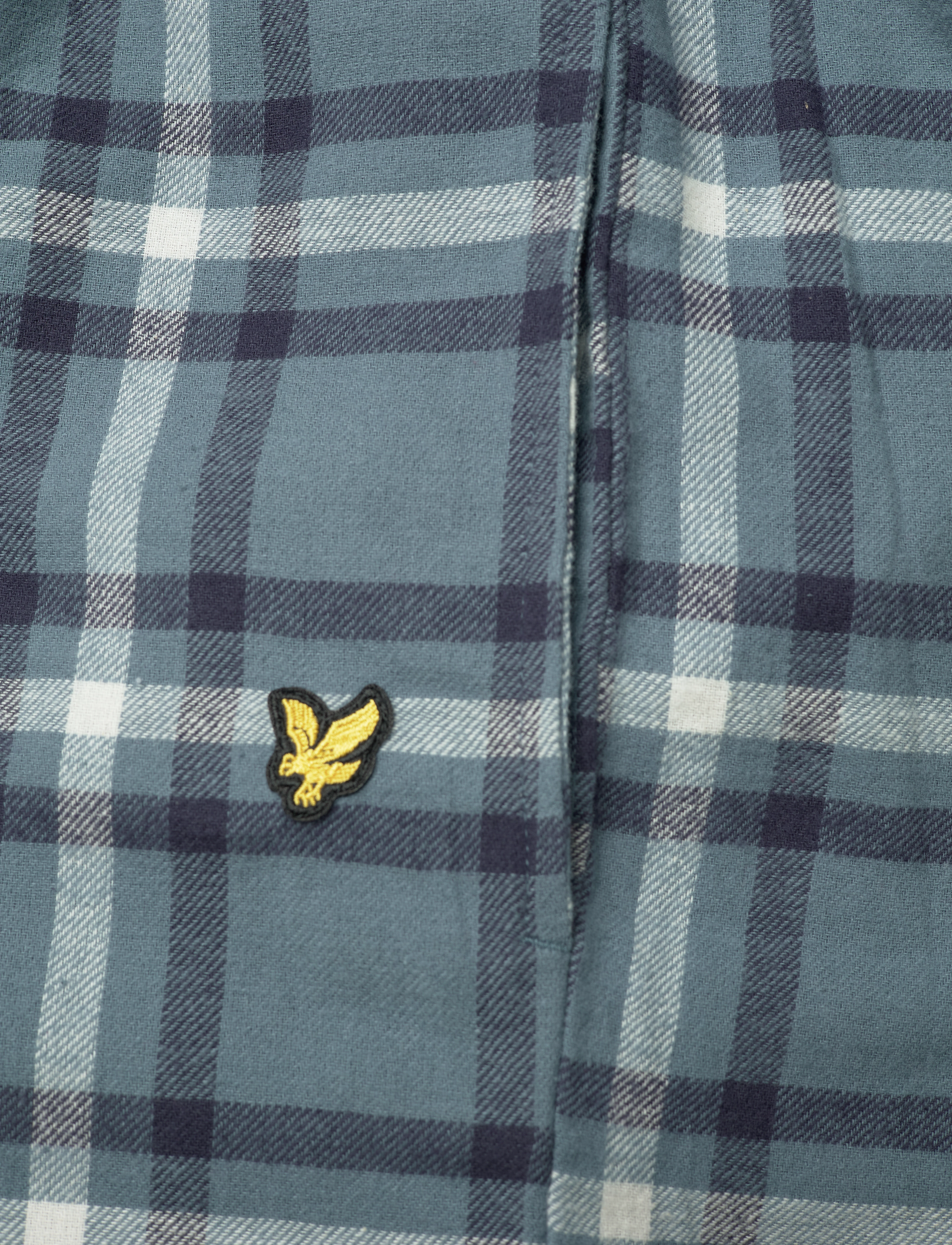 Lyle & Scott - DALLAS - bright white/real teal - 5