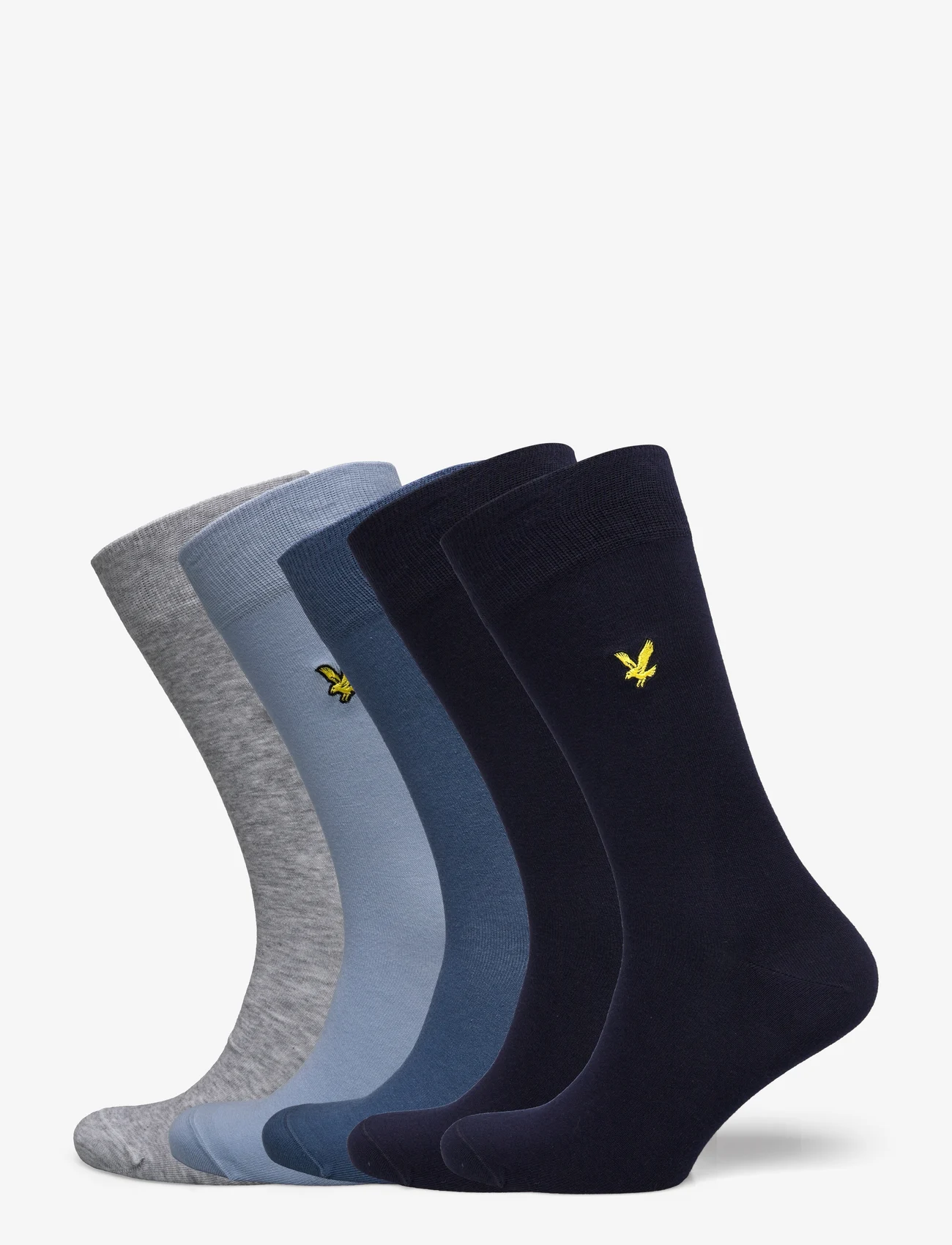 Lyle & Scott - LIAM - regular socks - peacoat/blue horizon/chambray blue/lgm - 0