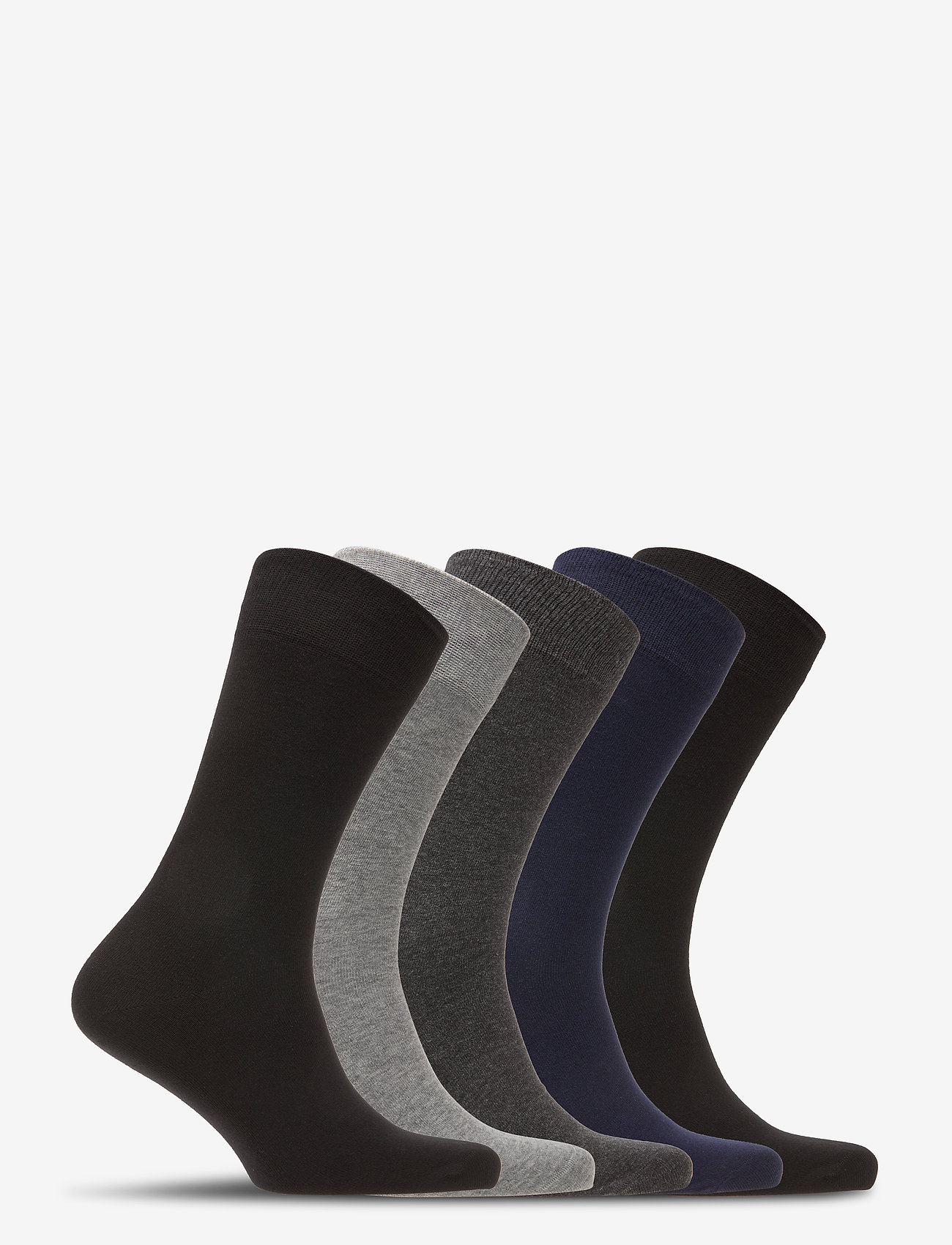 Lyle & Scott - LIAM - crew-socken - black/black/peacoat/dg marl/gr marl - 1