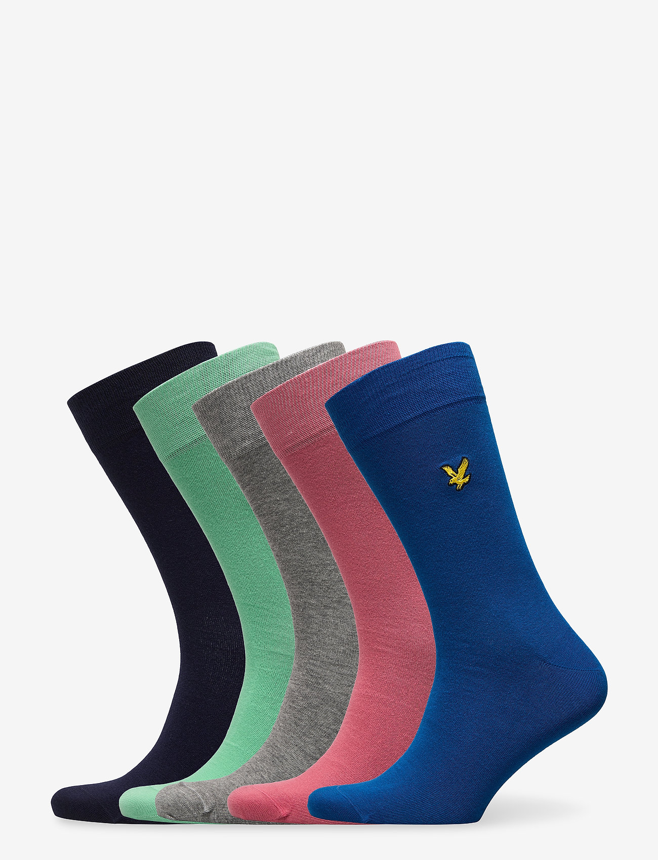 Lyle & Scott - LIAM - laveste priser - neptune green - tea rose - peacoat - imperial blue - grey marl - 0