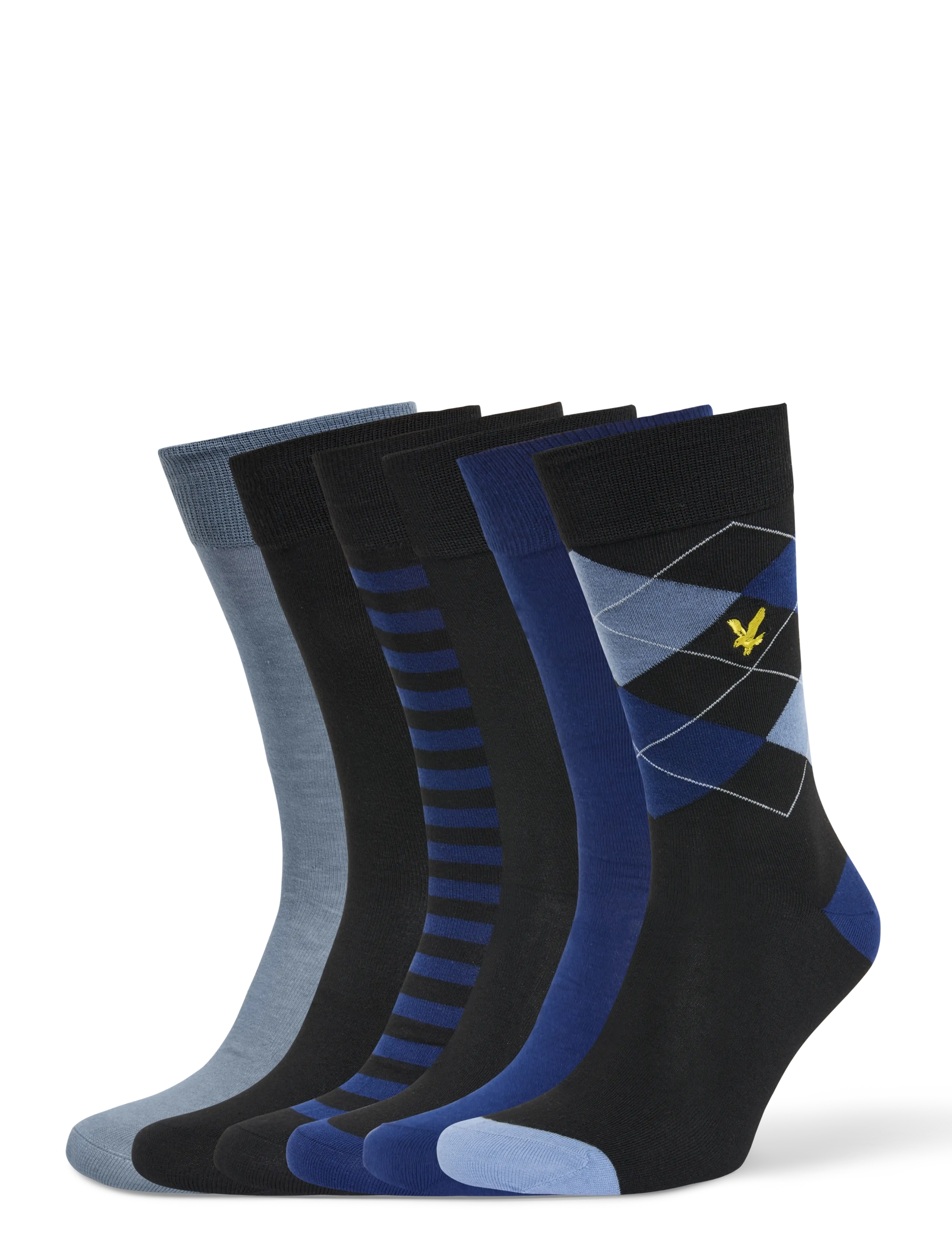 Lyle & Scott TIMOTHY - Lyle & Scott - BEACON BLUE/BLACK/ARGYLE/STRIPE/INFINITY/BLACK / blue