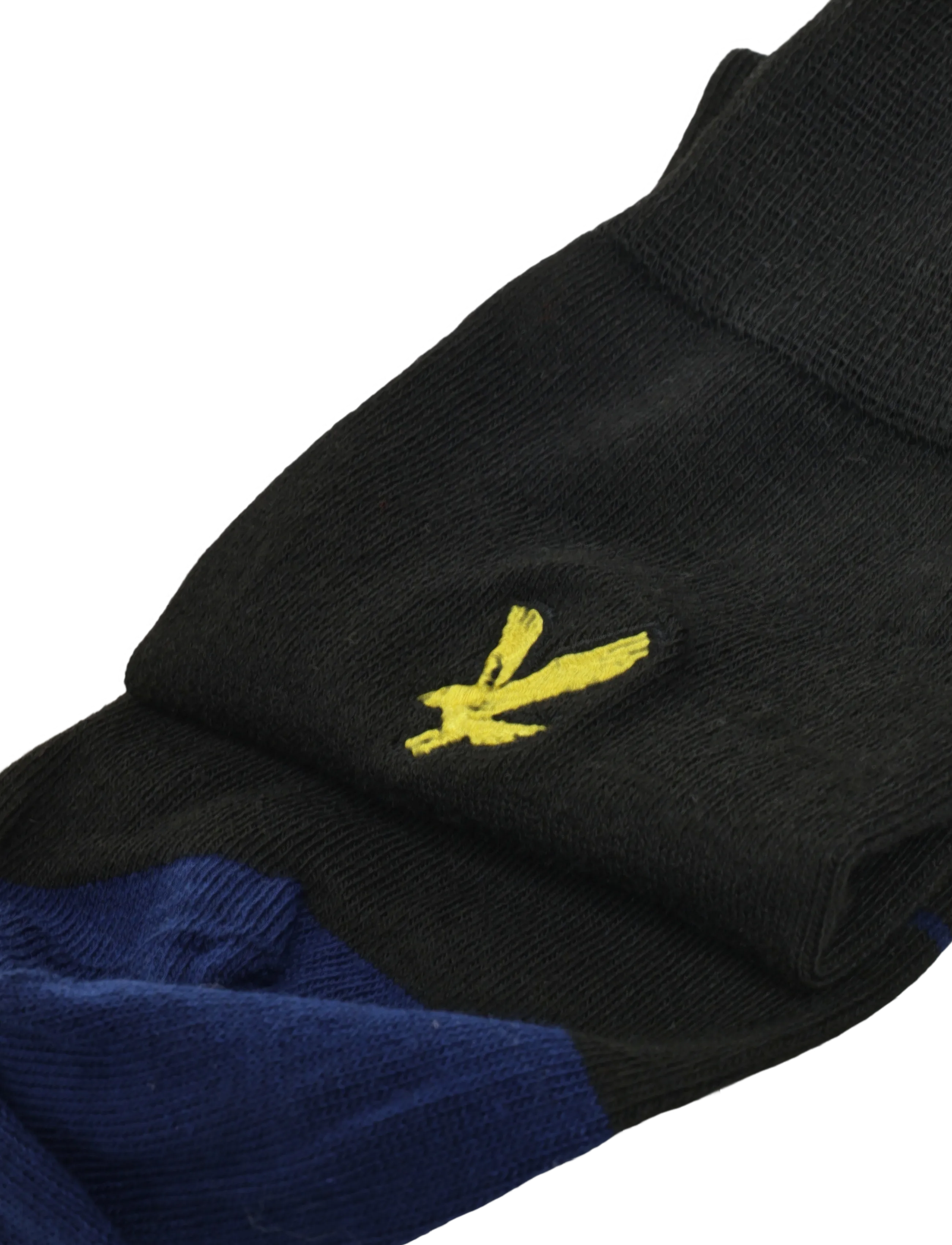 Lyle & Scott - TIMOTHY - tennissocken - beacon blue/black/argyle/stripe/infinity/black - 2