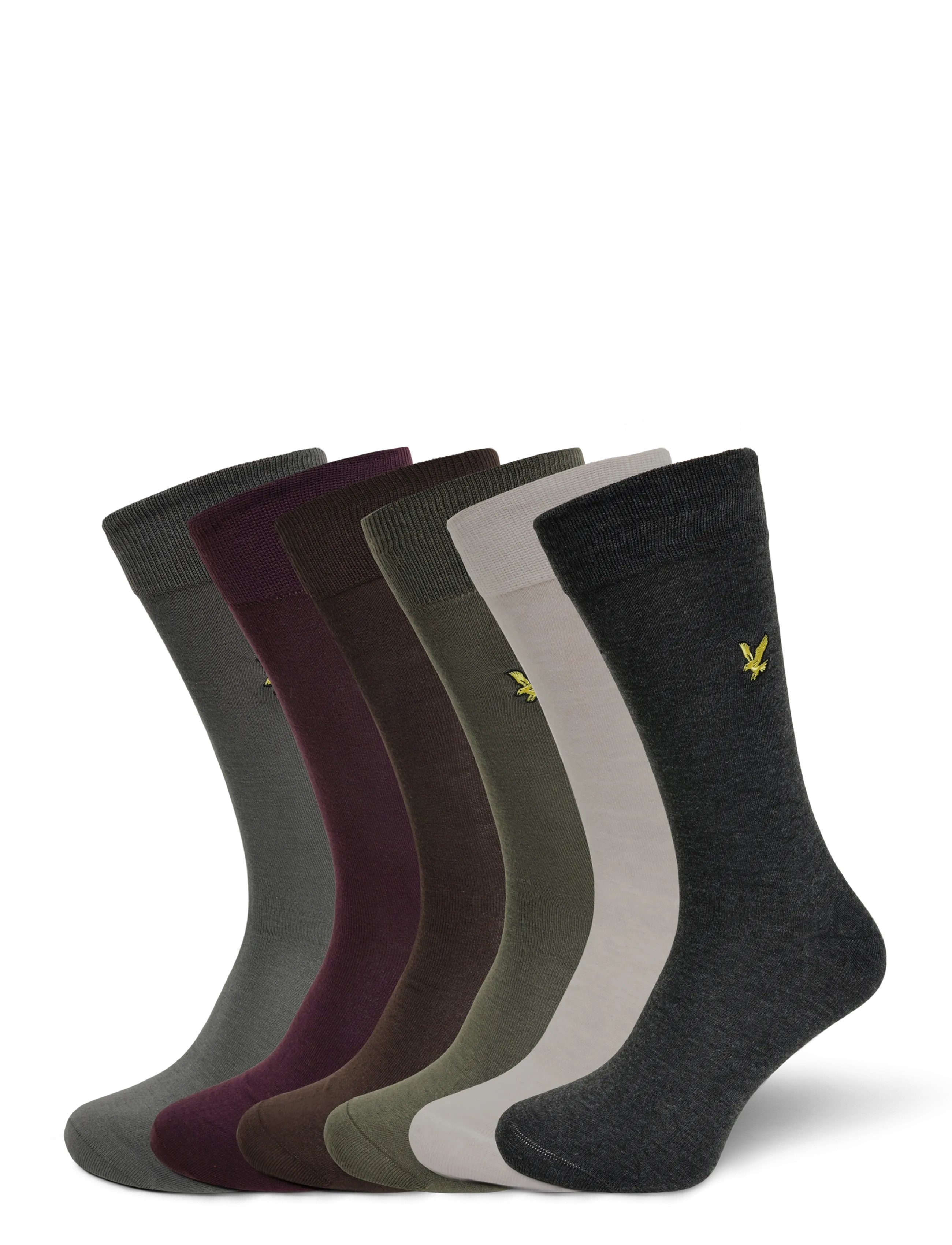 Lyle & Scott VICTOR - Lyle & Scott - BLACK MARL/WINE TASTING/GRAPE LEAF/GRANITE GRAY/SEAL BROWN/DOVE / grey