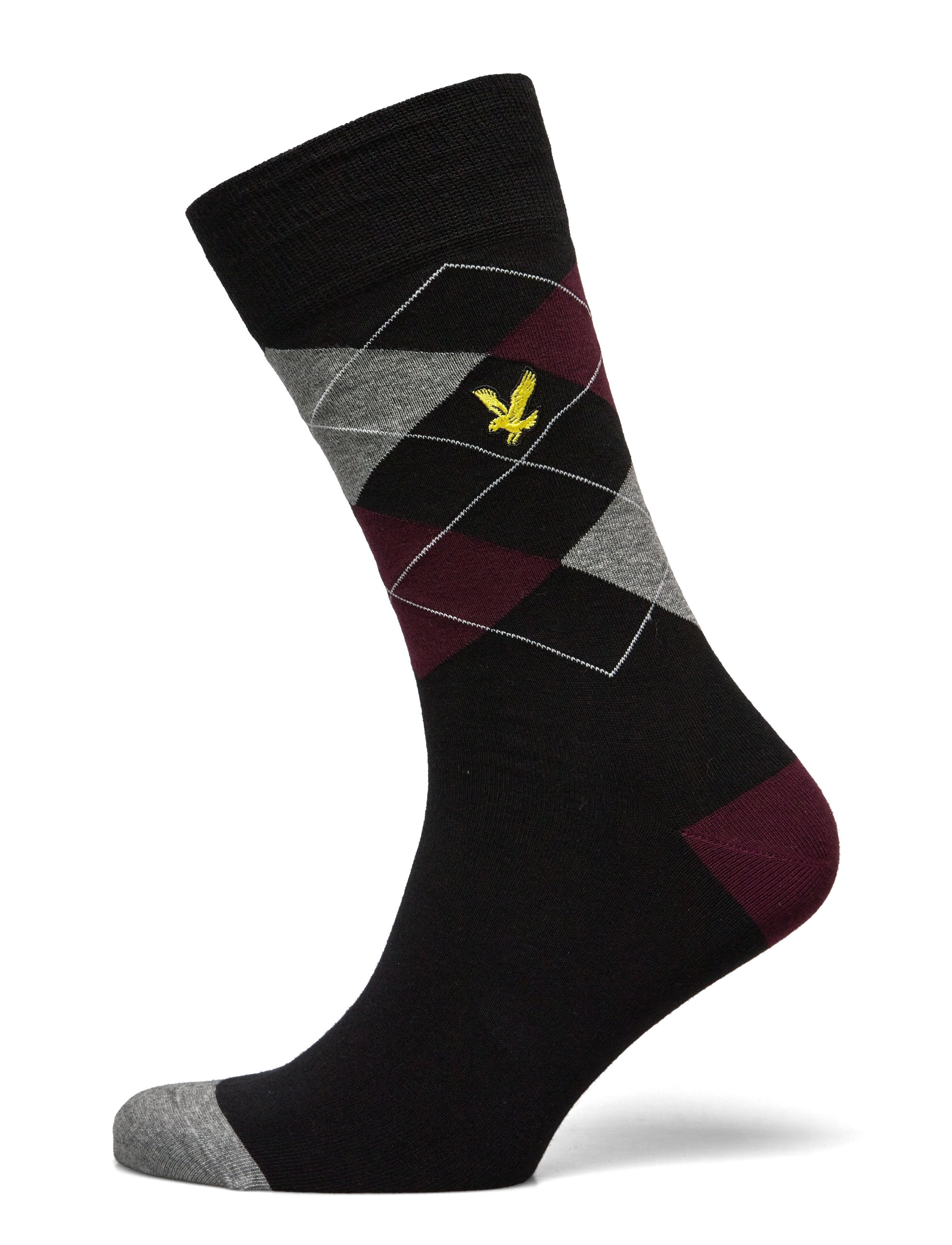 Lyle & Scott - HEWIE - wine tasting/argyle/black - 4