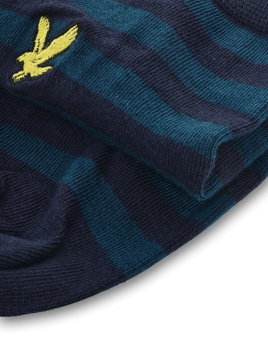 Lyle & Scott - HAROLD - tennissocken - argyle/granite gray/stripe/peacoat/granite gray - 2