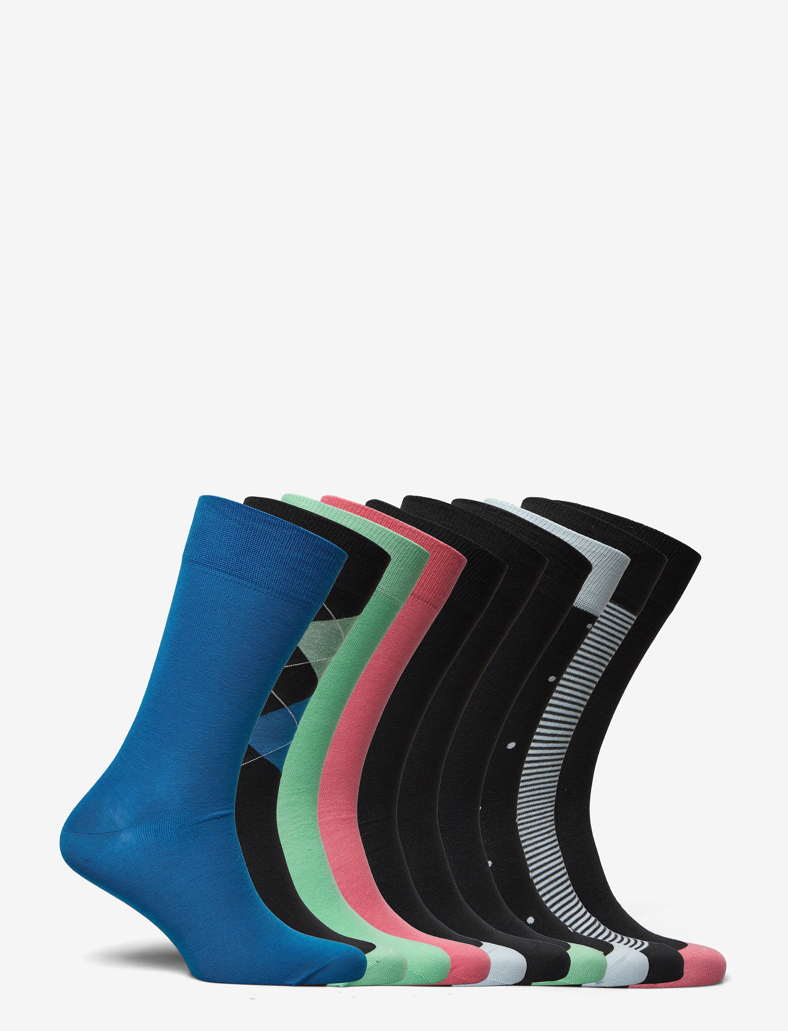 Lyle & Scott - ARNOLD - polka dot/black/neptune green/argyle/imperial blue/black/tea rose/stripe/black - 2