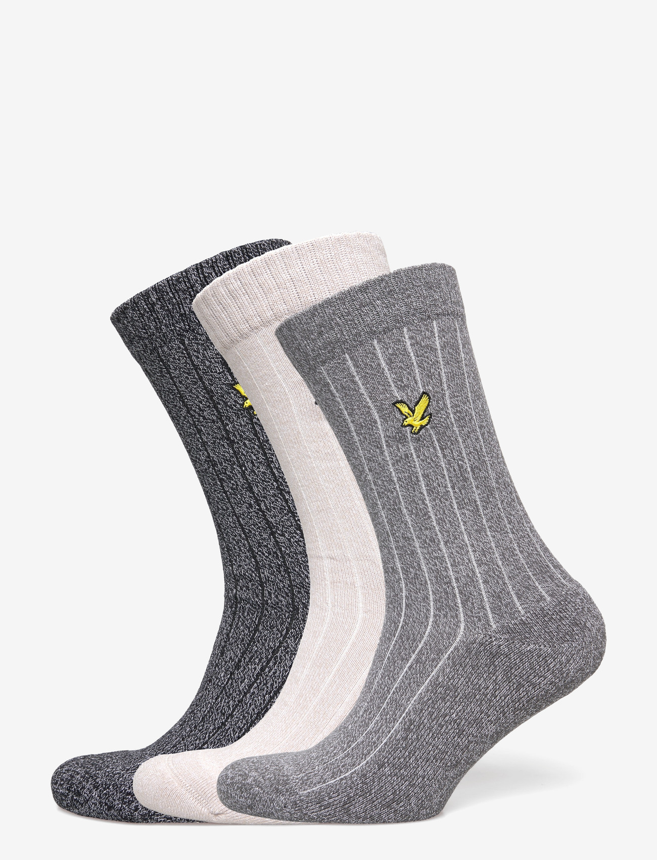 Lyle & Scott - MCGILL - black/pumice stone/granite grey - 0