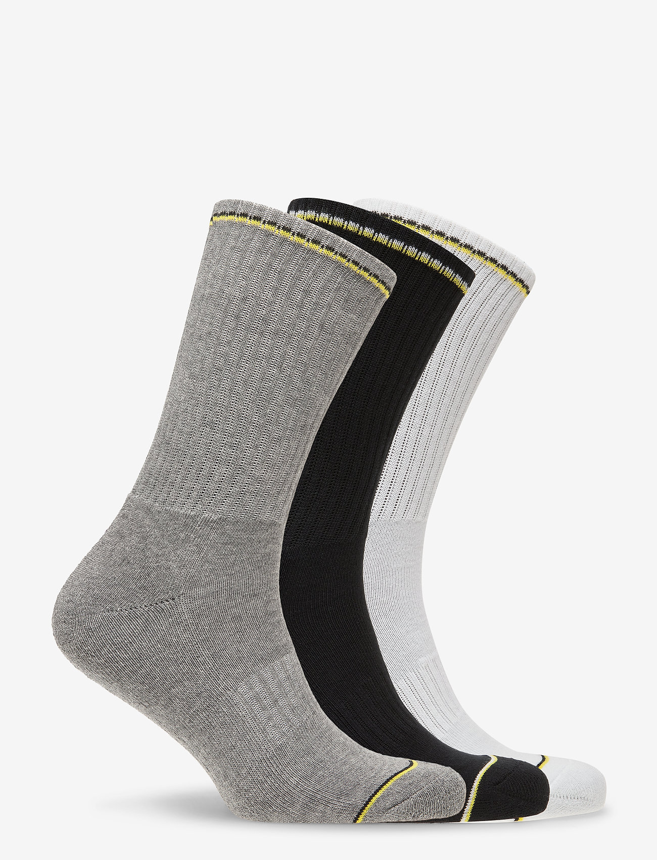 Lyle & Scott - DUNCAN - bright white/black/grey marl - 1