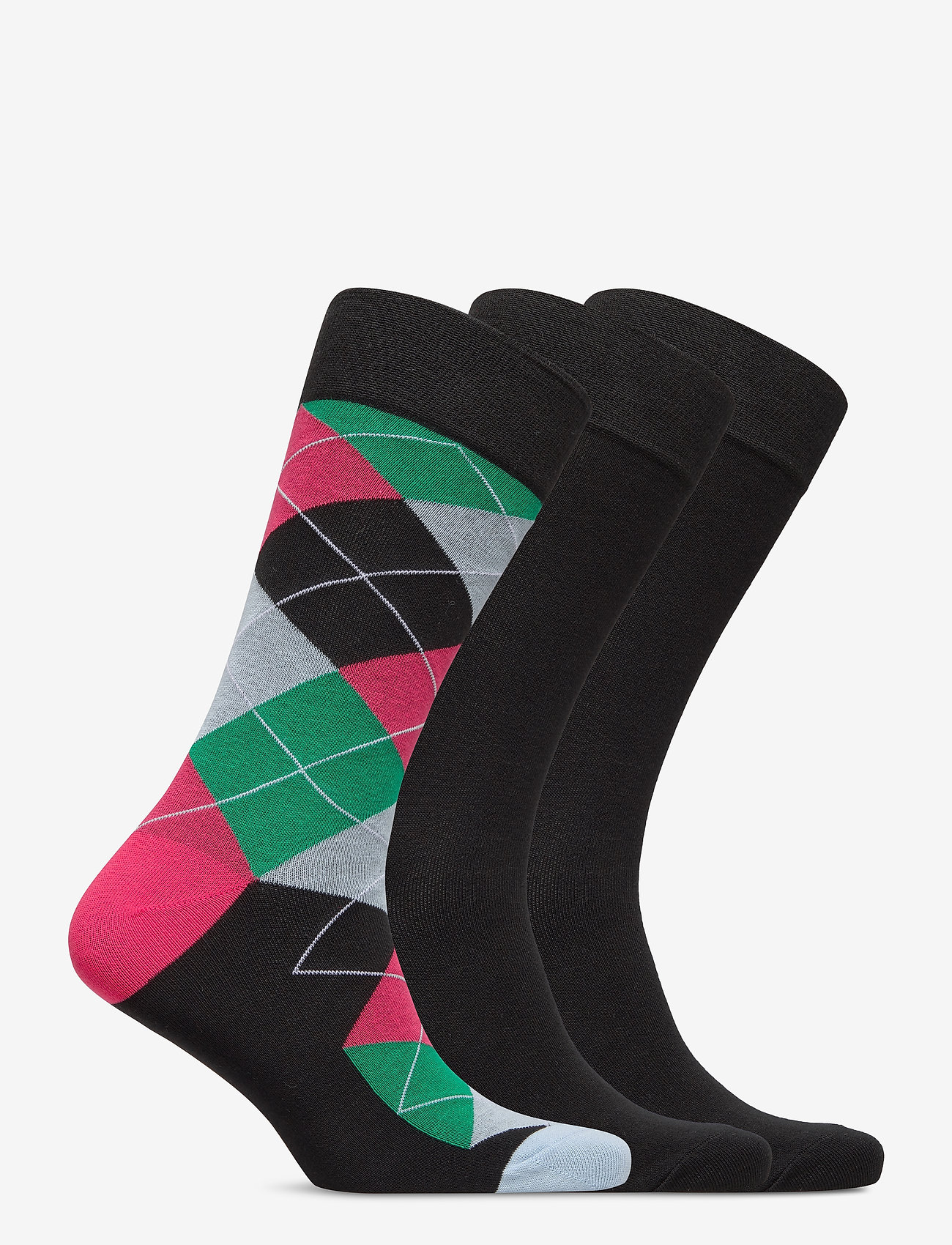 Lyle & Scott - GRAYSON - black/argyle - 1