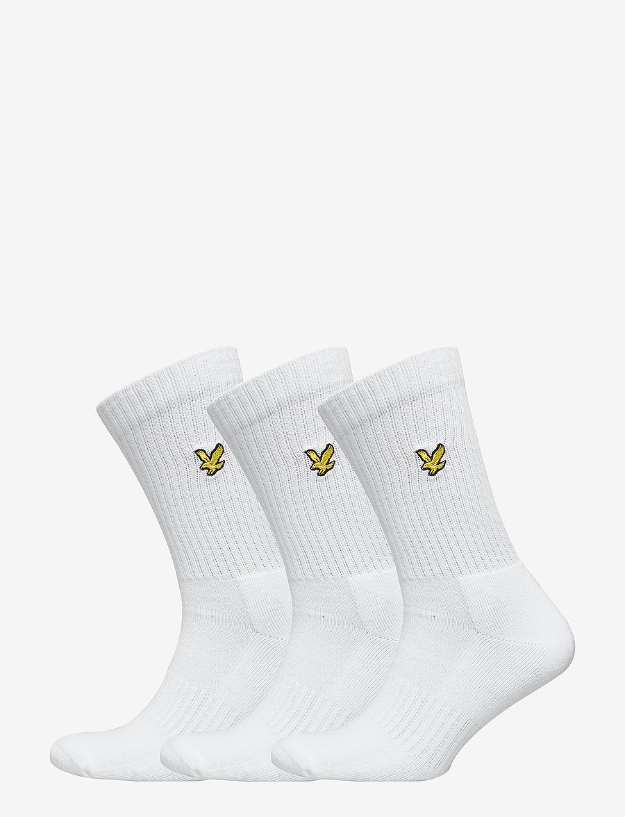 Lyle & Scott - HAMILTON - vanliga strumpor - br white - 0