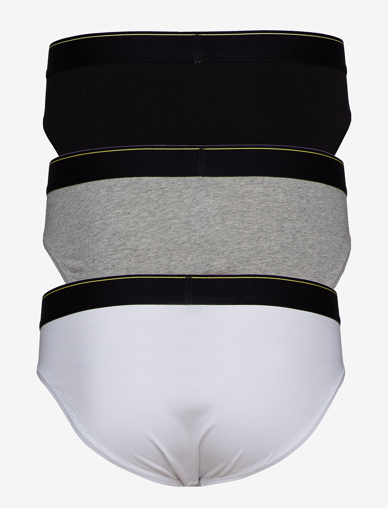 Lyle & Scott - SHAW - black/bright white/grey marl - 1