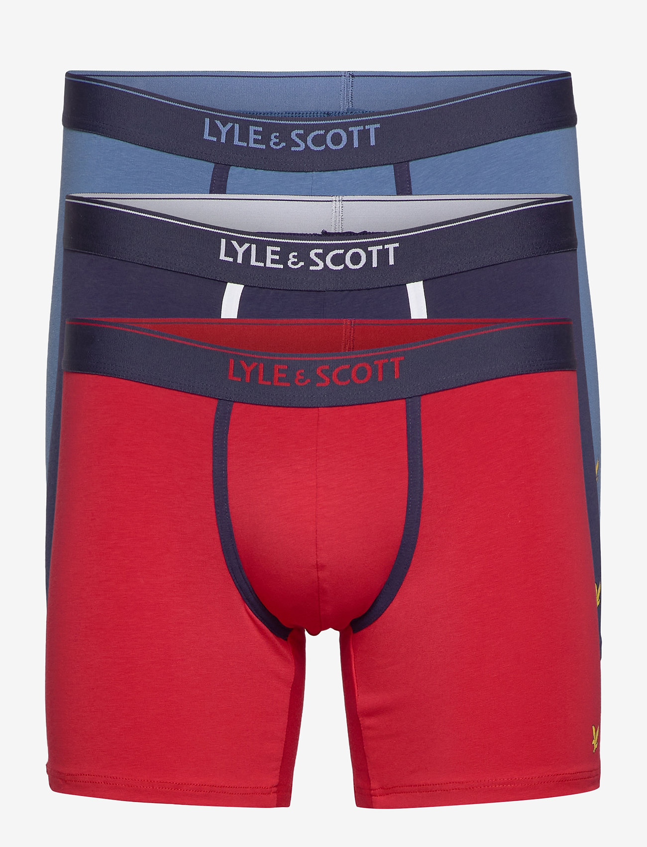 Lyle & Scott - CARSON - barbados cherry/federal blue/peacoat - 0