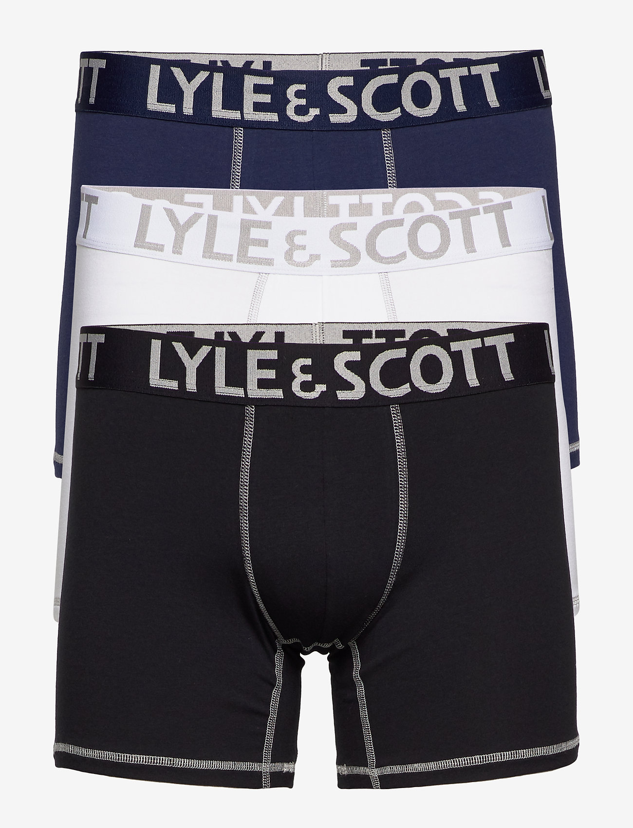 Lyle & Scott - DAVY - peacoat/bright white/black - 0